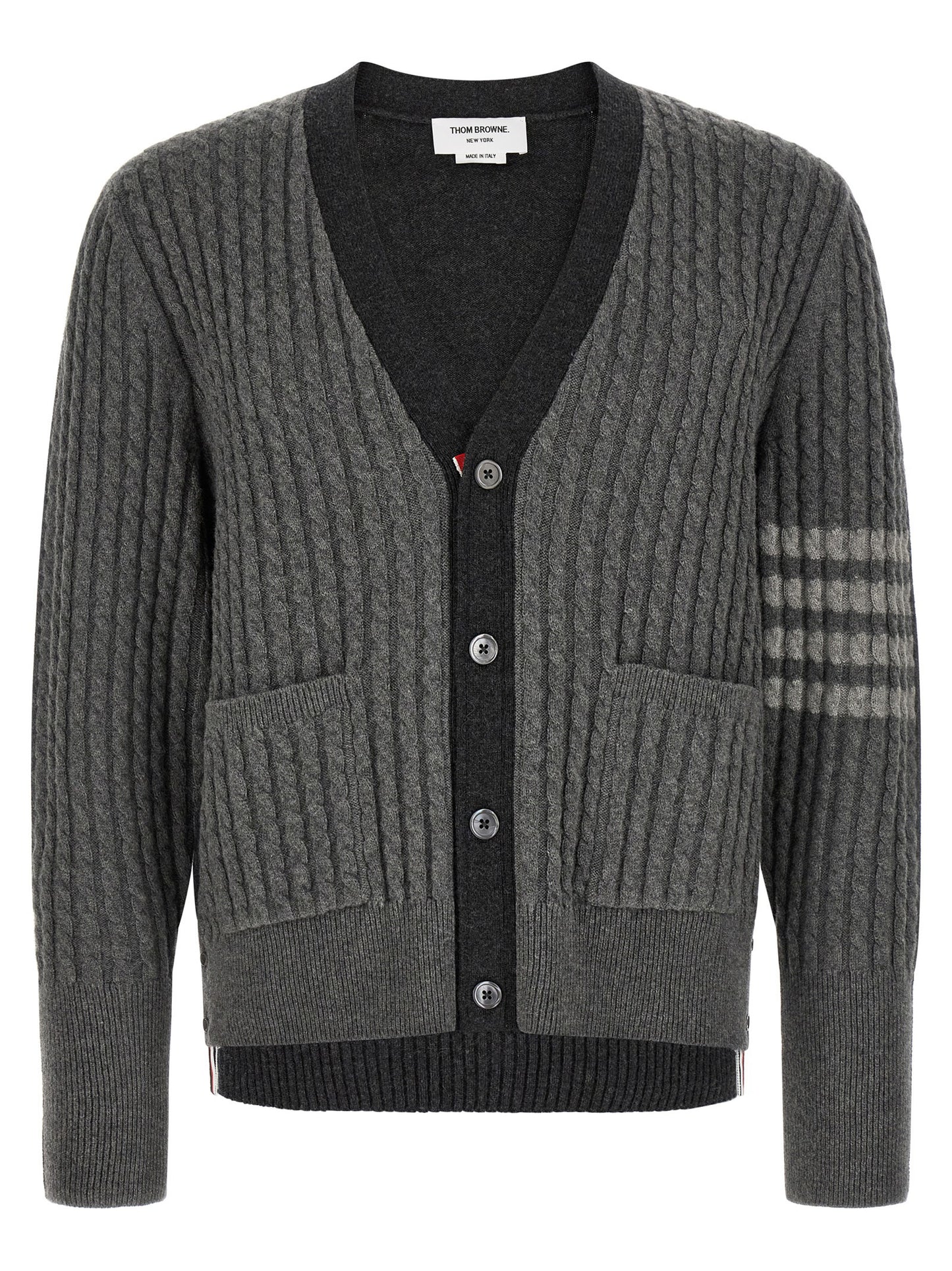 Thom Browne Men 2-In-1 Trompe L'œil Cardigan THOM BROWNE