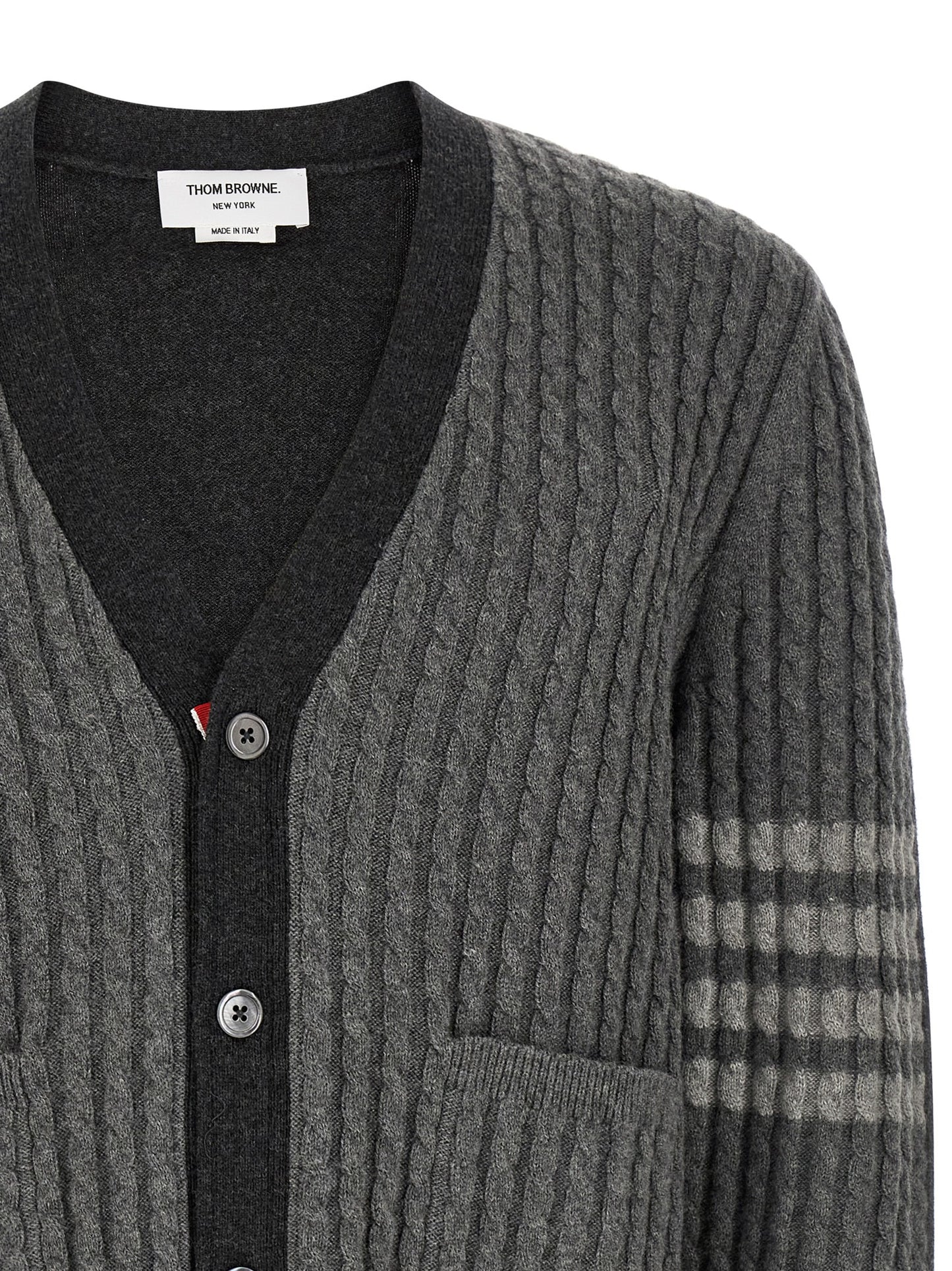 Thom Browne Men 2-In-1 Trompe L'œil Cardigan THOM BROWNE