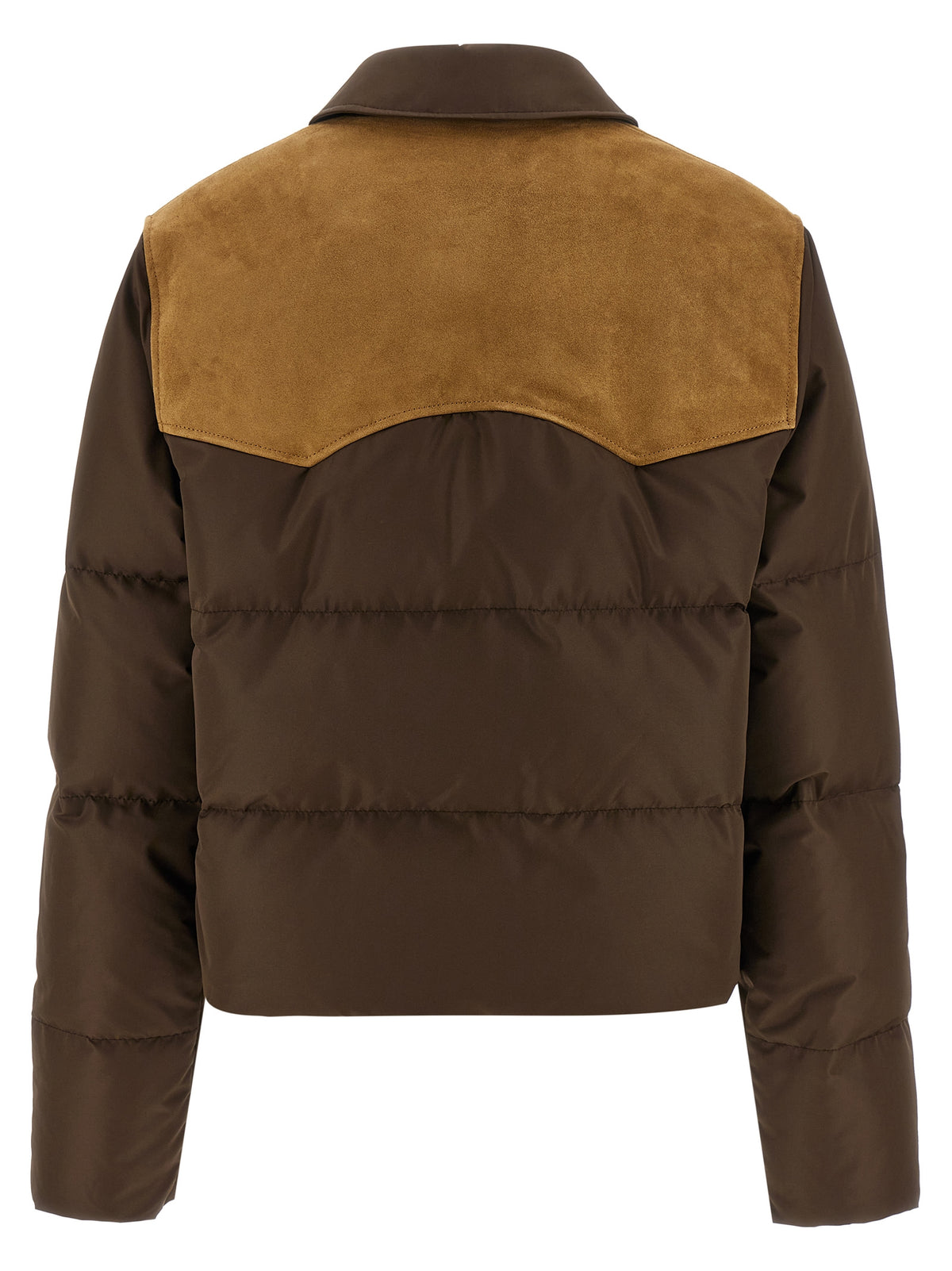 Miu Miu Women Pongé Tec Down Jacket MIU MIU