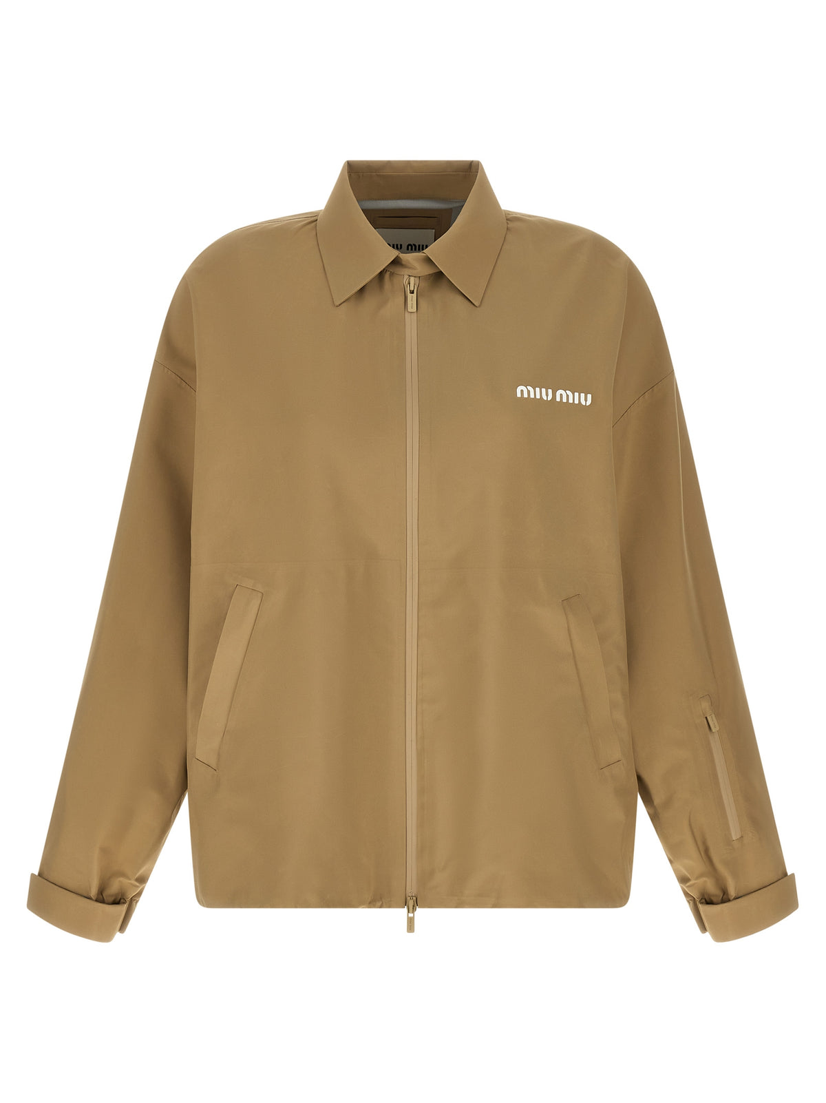 Miu Miu Women Tech Canvas Windbreaker MIU MIU