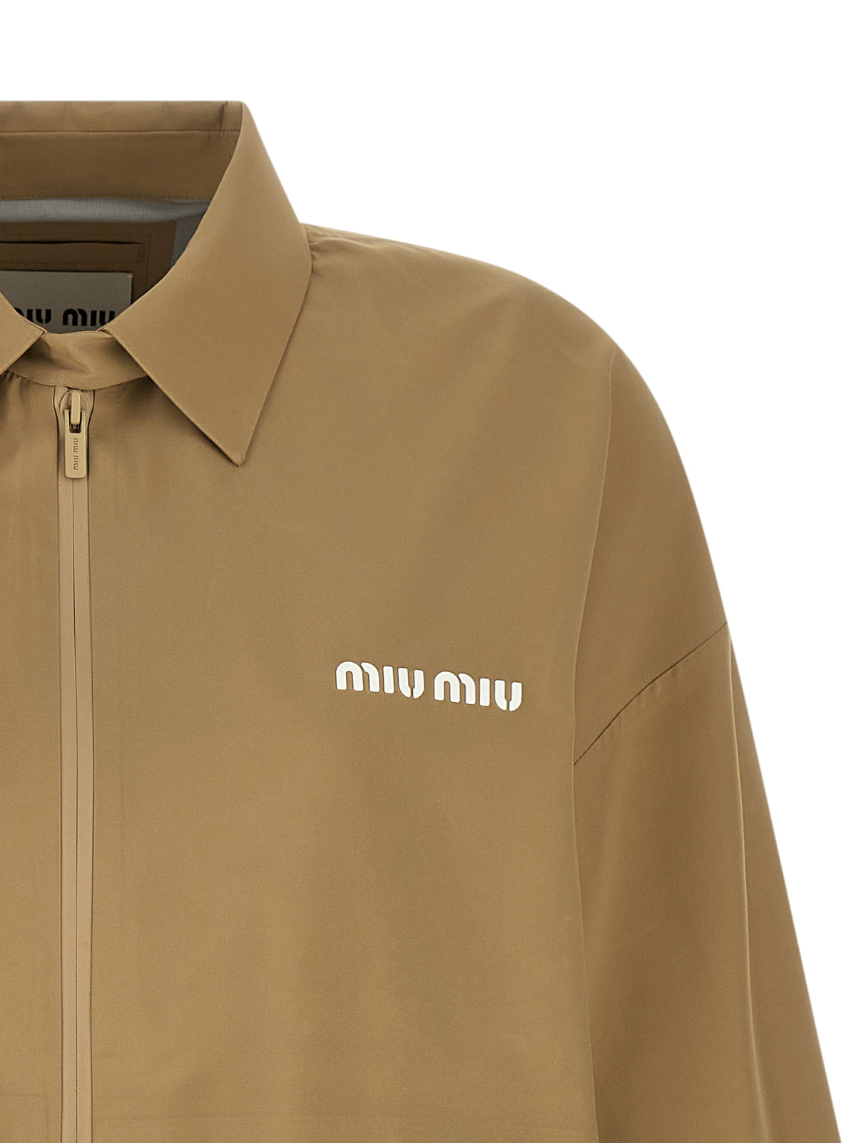 Miu Miu Women Tech Canvas Windbreaker MIU MIU