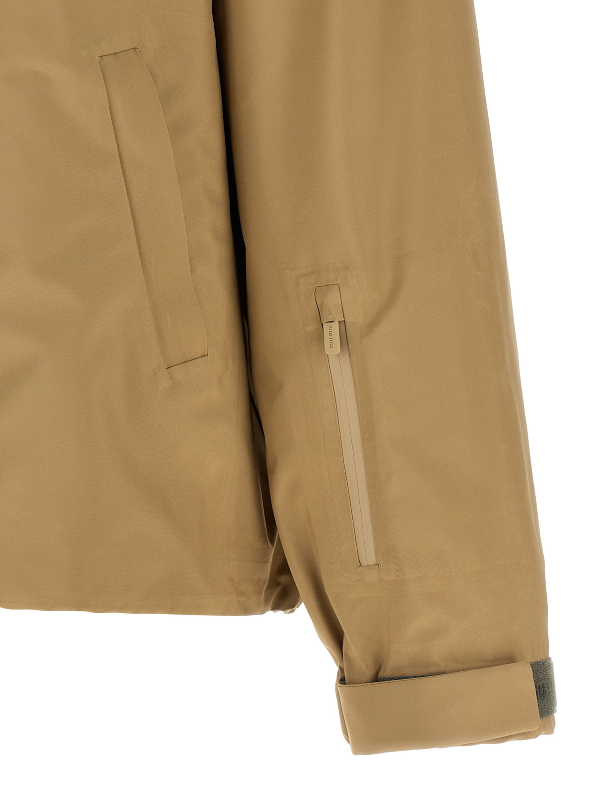 Miu Miu Women Tech Canvas Windbreaker MIU MIU