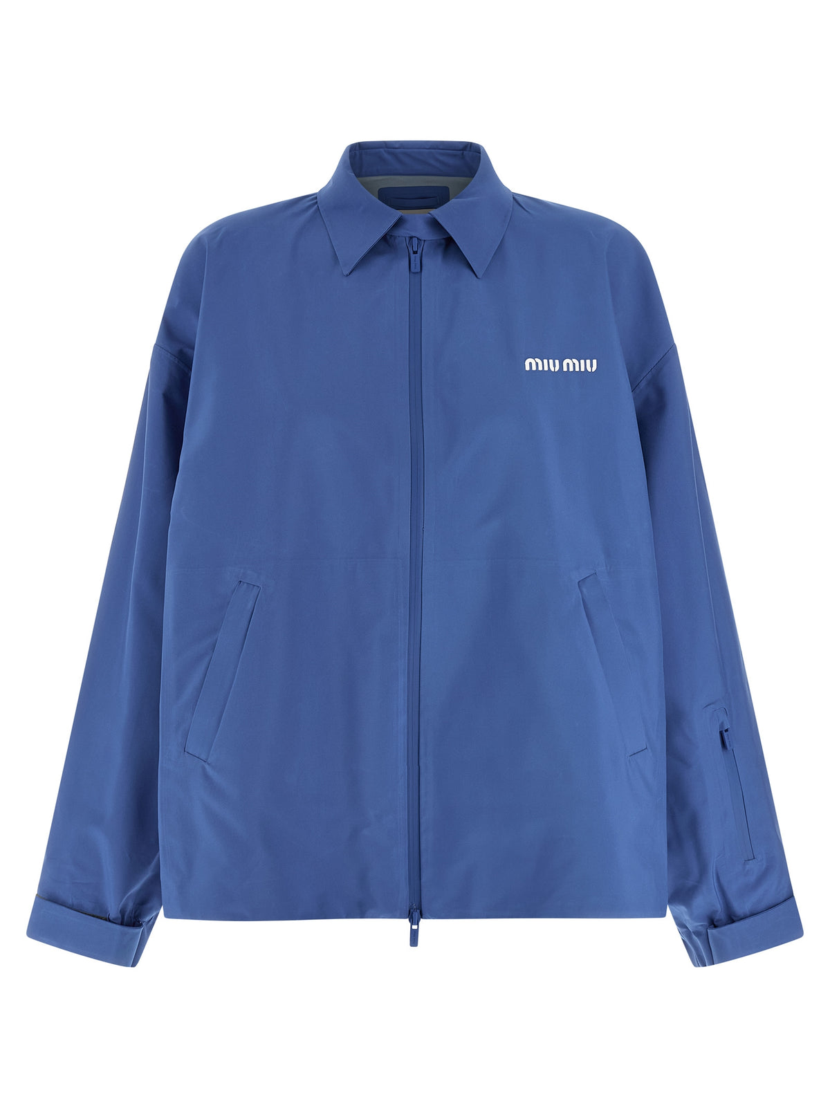 Miu Miu Women Tech Canvas Windbreaker MIU MIU