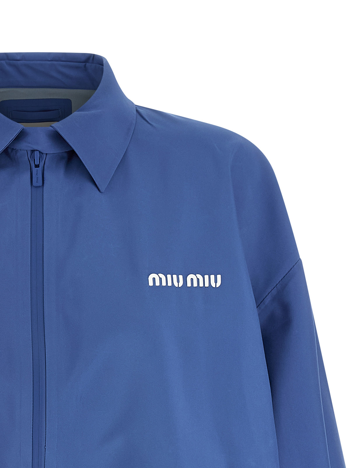 Miu Miu Women Tech Canvas Windbreaker MIU MIU