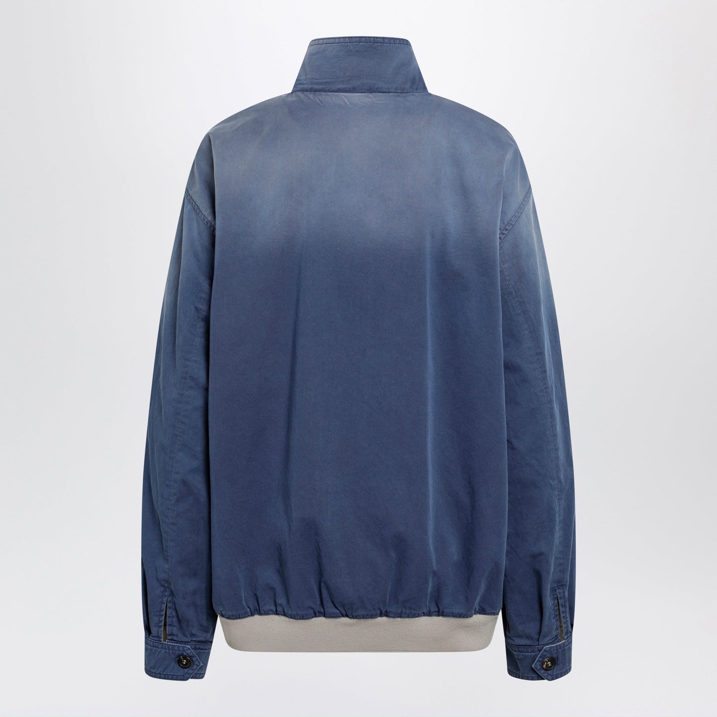 Miu Miu Blue/Lime Old-Washed Twill Blouson Women MIU MIU