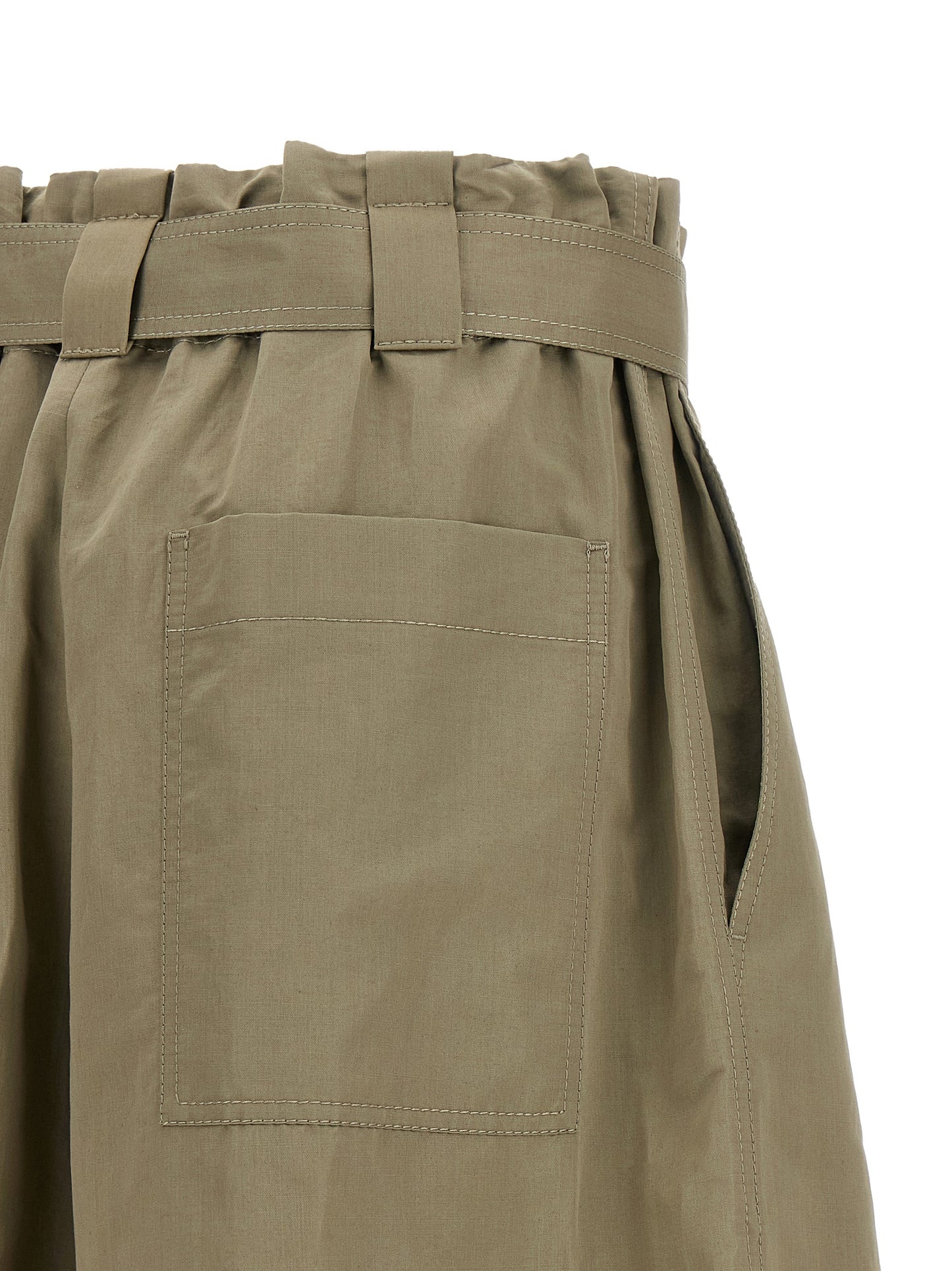 Brunello Cucinelli Women Bag Waist Bermuda Shorts BRUNELLO CUCINELLI
