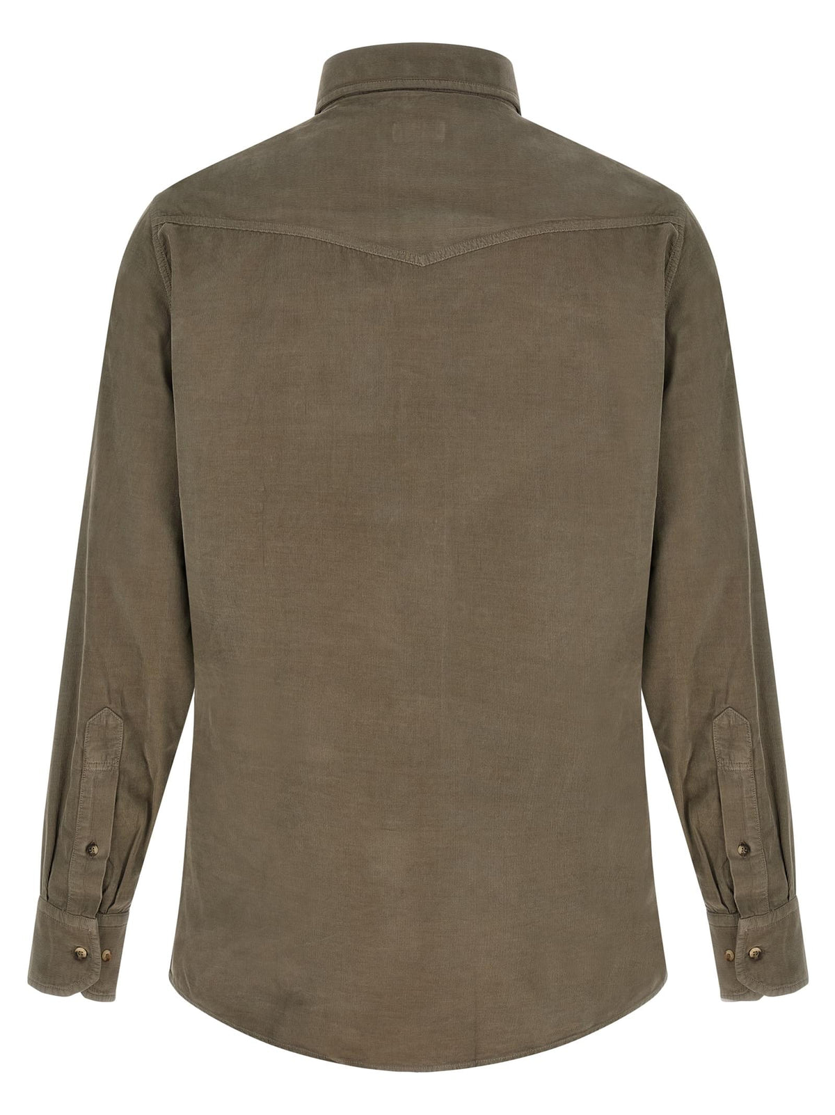 Brunello Cucinelli Men Corduroy Shirt BRUNELLO CUCINELLI
