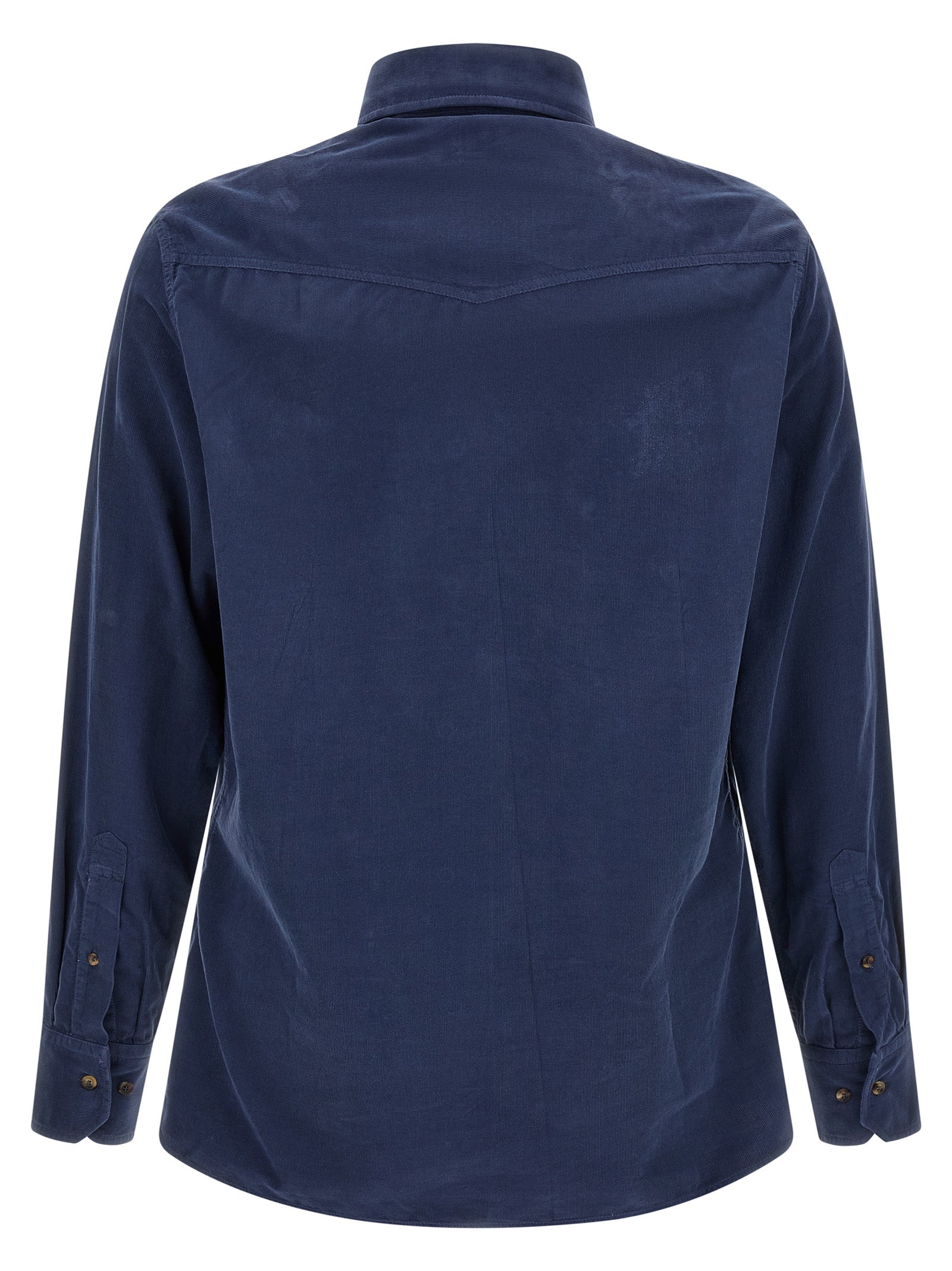 Brunello Cucinelli Men Corduroy Shirt BRUNELLO CUCINELLI