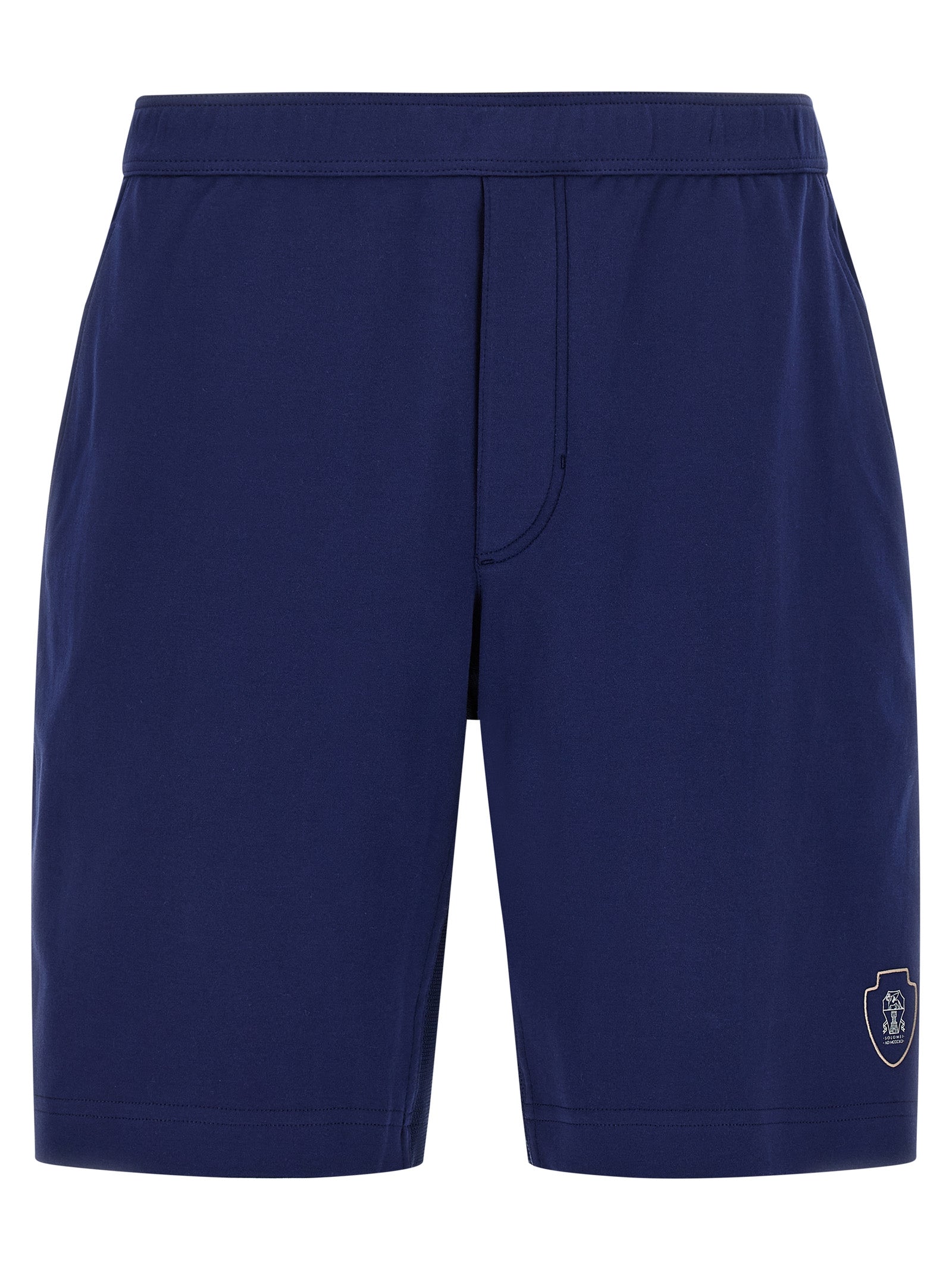 Brunello Cucinelli Men Interlock Cotton Bermuda Shorts BRUNELLO CUCINELLI
