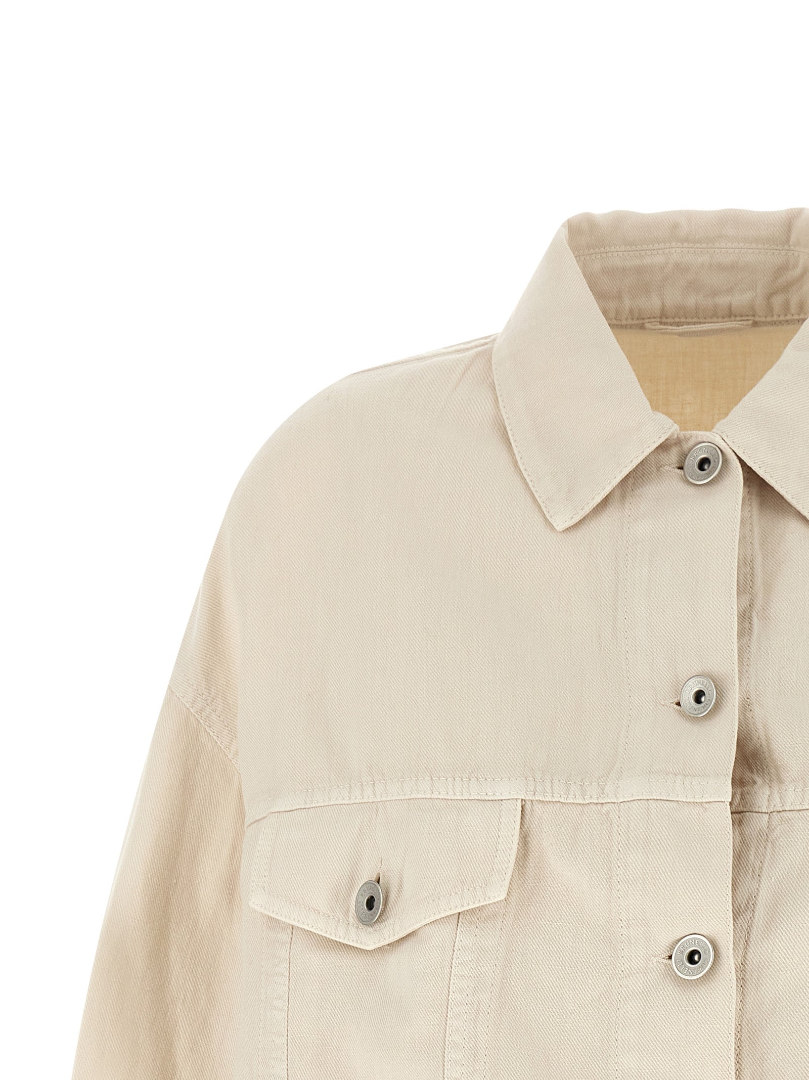 Brunello Cucinelli Women Linen Cotton Jacket BRUNELLO CUCINELLI