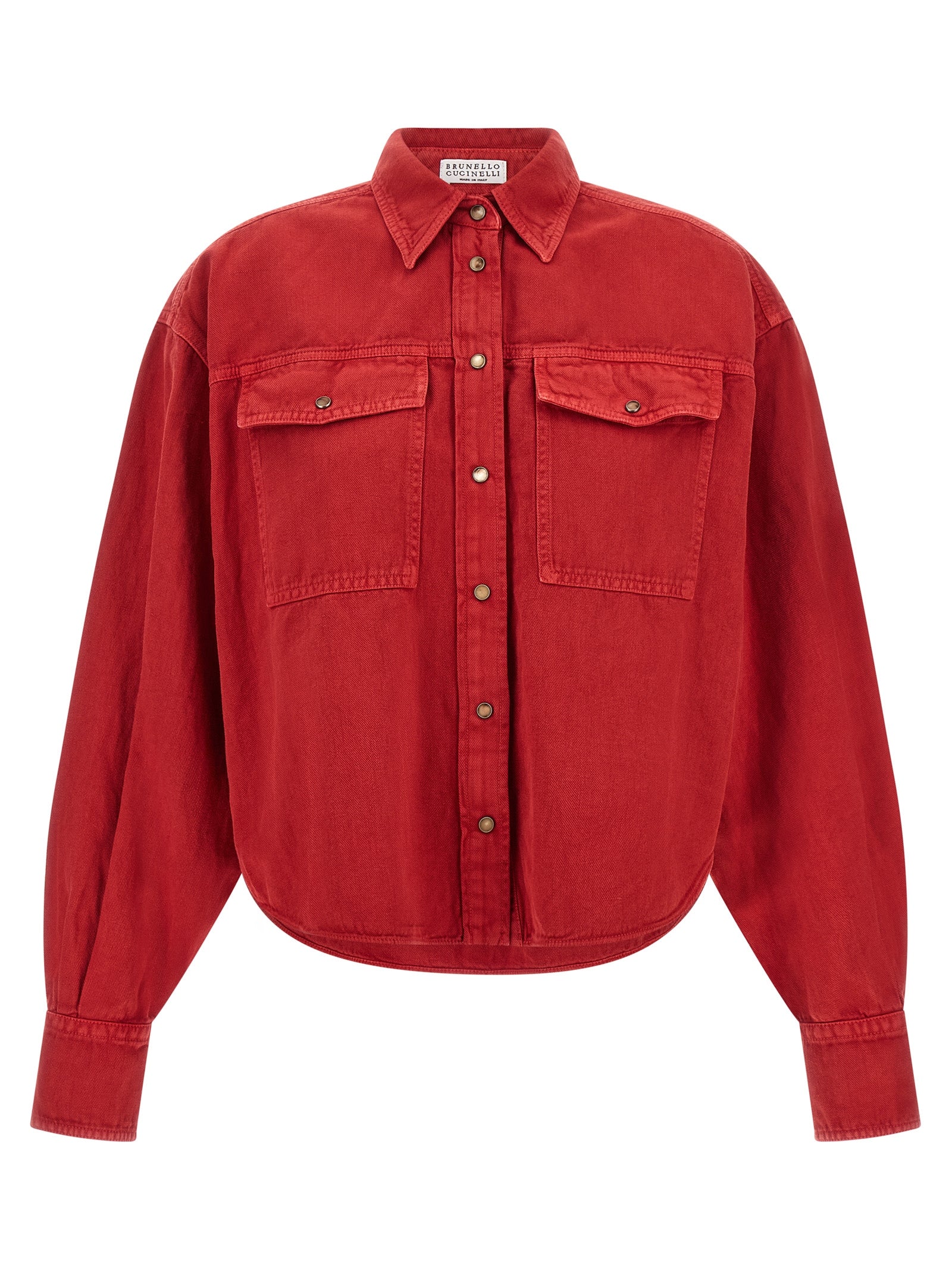 Brunello Cucinelli Women Cotton And Linen Shirt BRUNELLO CUCINELLI
