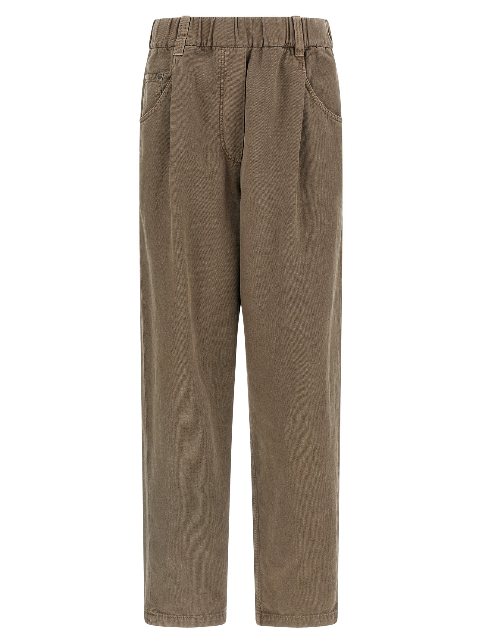 Brunello Cucinelli Women Cotton Trousers BRUNELLO CUCINELLI