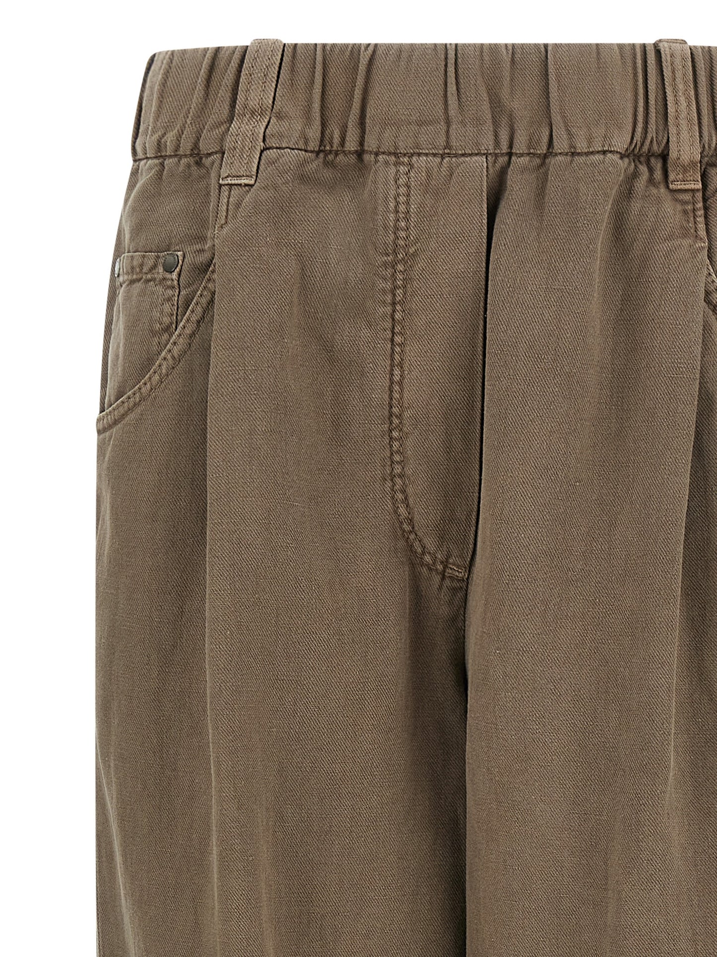 Brunello Cucinelli Women Cotton Trousers BRUNELLO CUCINELLI
