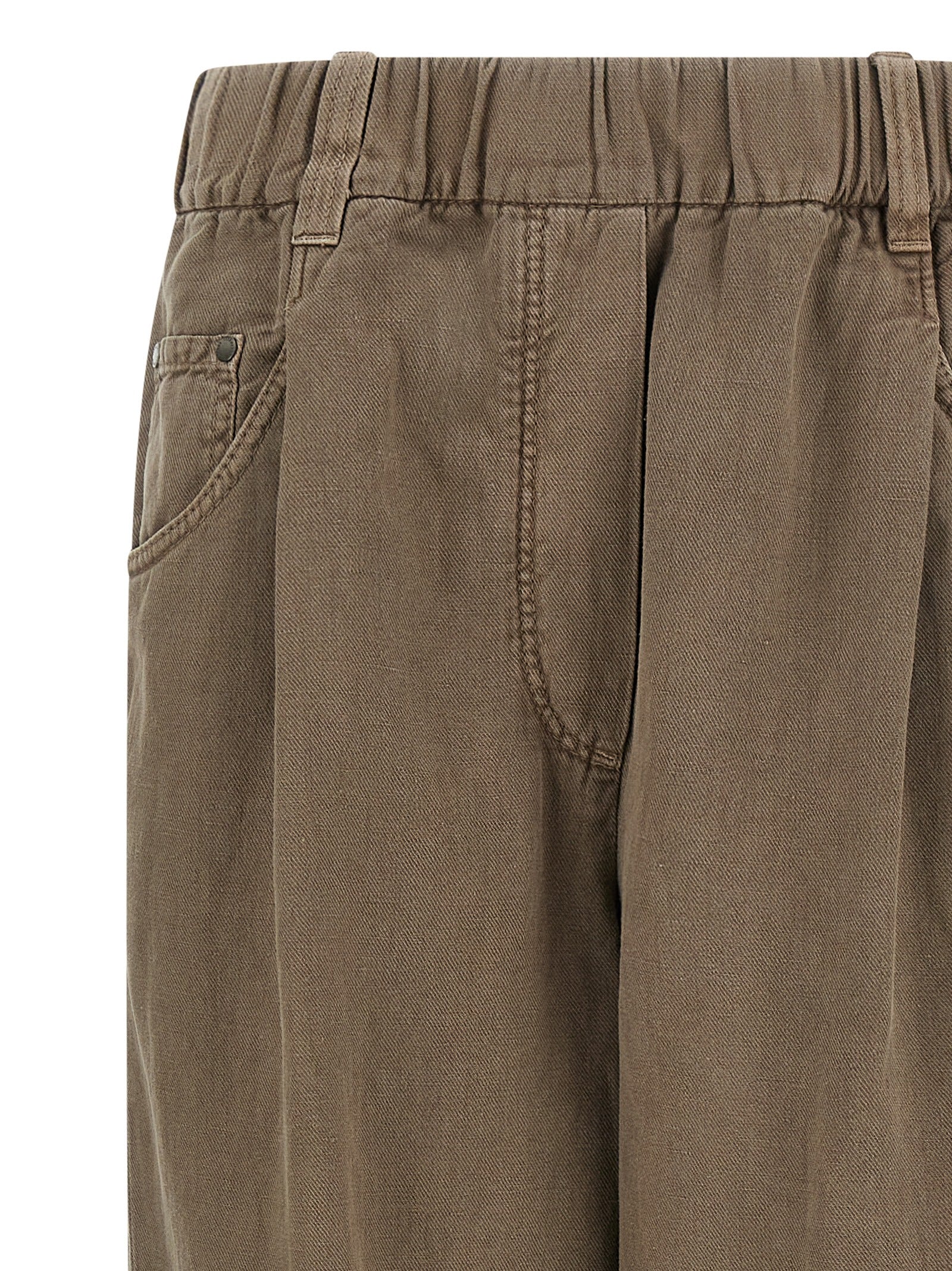 Brunello Cucinelli Women Cotton Trousers BRUNELLO CUCINELLI