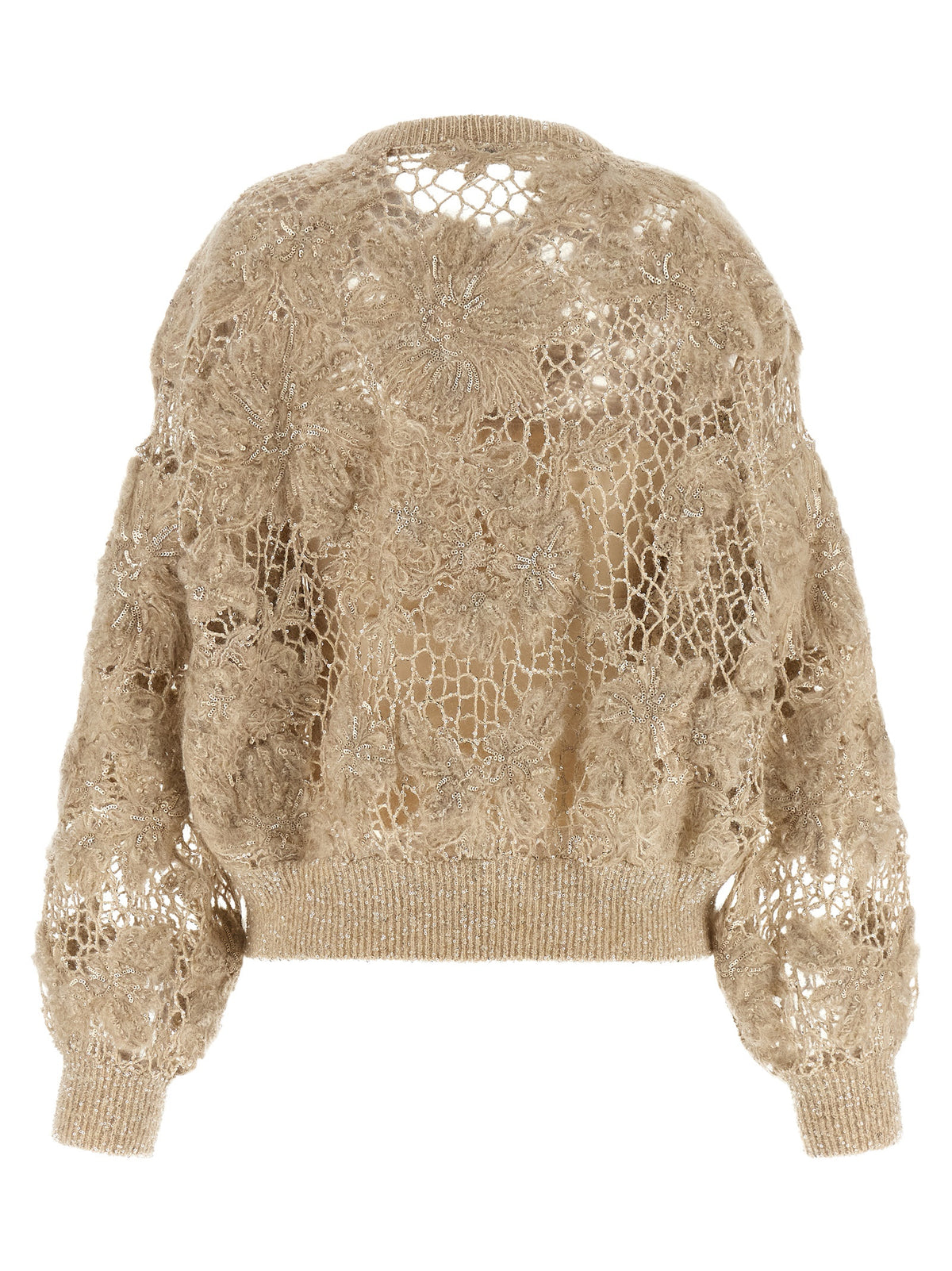 Brunello Cucinelli Women 'Whispering Bloom Embroidery' Sweater BRUNELLO CUCINELLI