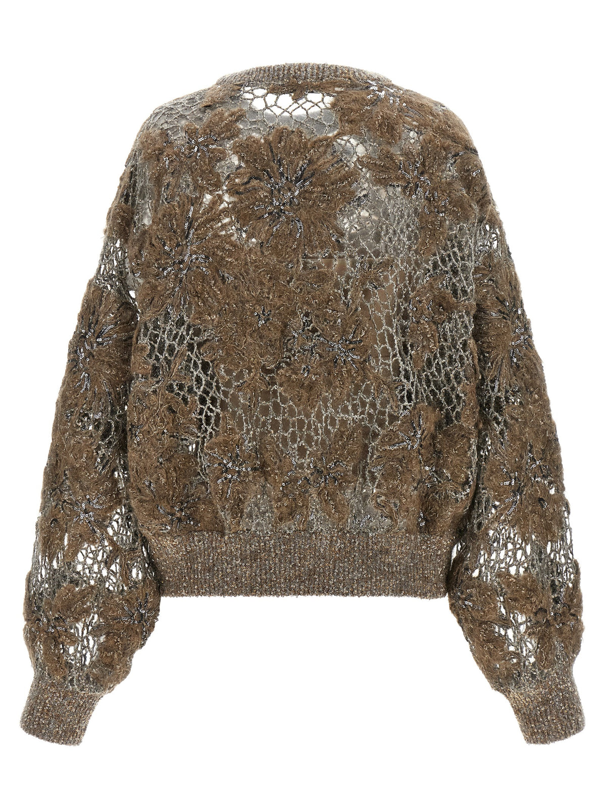 Brunello Cucinelli Women 'Whispering Bloom Embroidery' Sweater BRUNELLO CUCINELLI