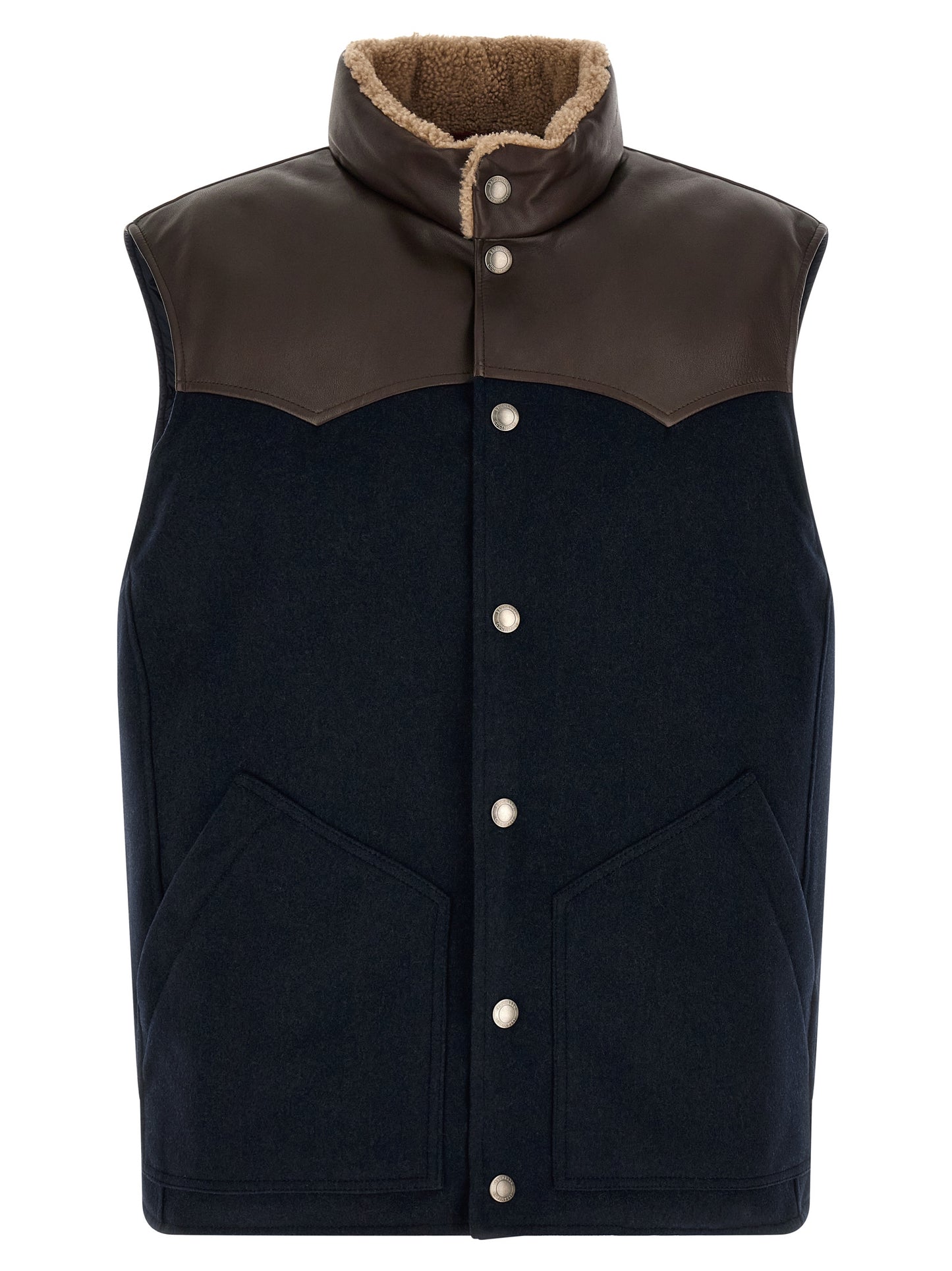 Brunello Cucinelli Men 'Paneled' Vest BRUNELLO CUCINELLI