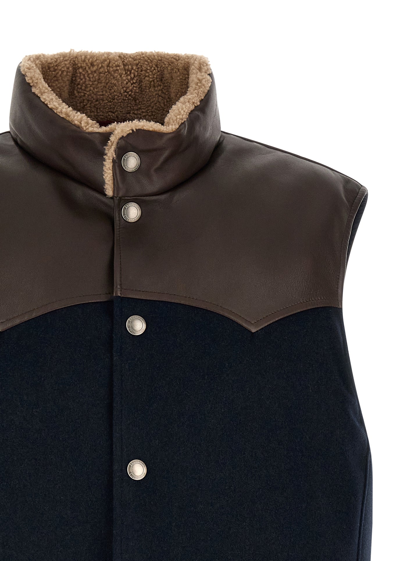 Brunello Cucinelli Men 'Paneled' Vest BRUNELLO CUCINELLI