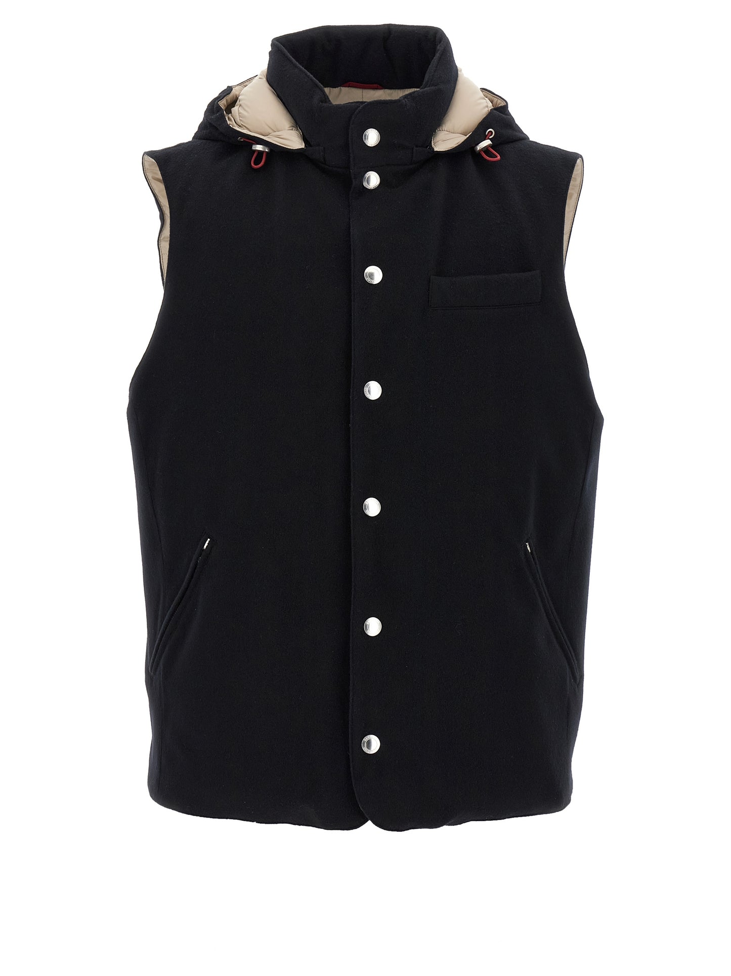 Brunello Cucinelli Men Padded Wool Vest BRUNELLO CUCINELLI