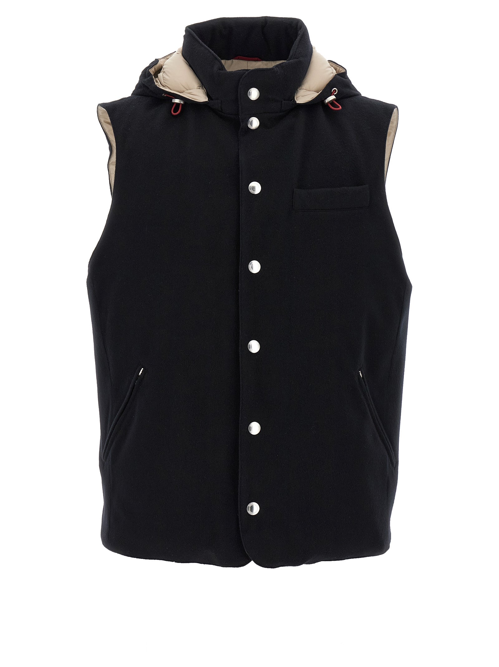 Brunello Cucinelli Men Padded Wool Vest BRUNELLO CUCINELLI