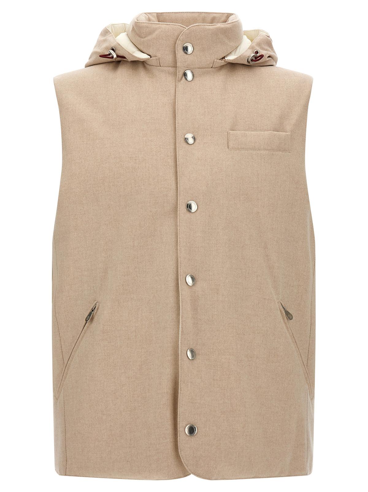 Brunello Cucinelli Men Flannel Vest BRUNELLO CUCINELLI