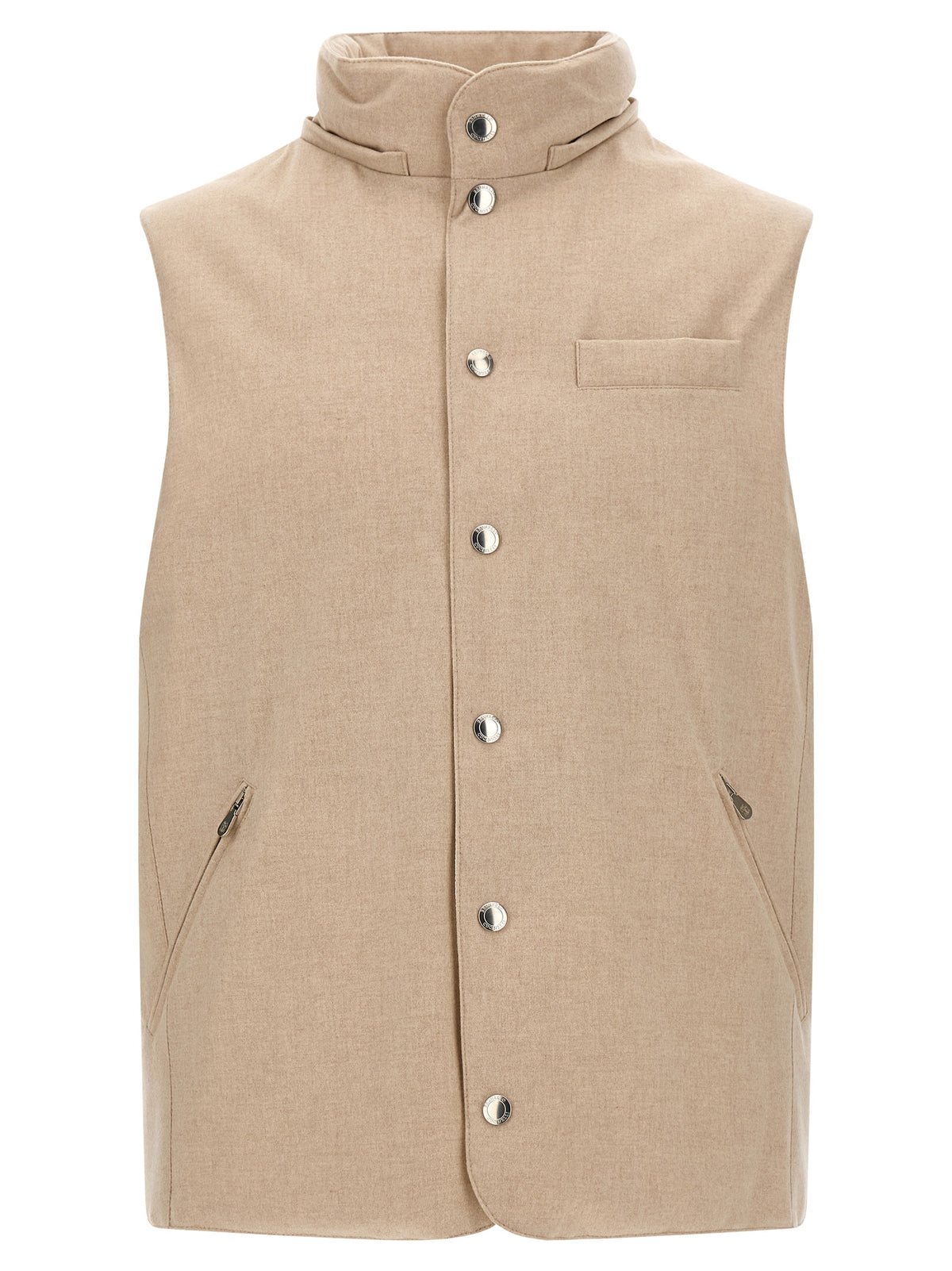 Brunello Cucinelli Men Flannel Vest BRUNELLO CUCINELLI