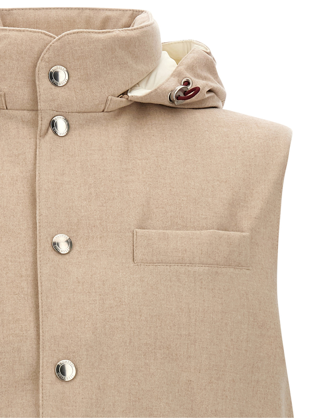 Brunello Cucinelli Men Flannel Vest BRUNELLO CUCINELLI