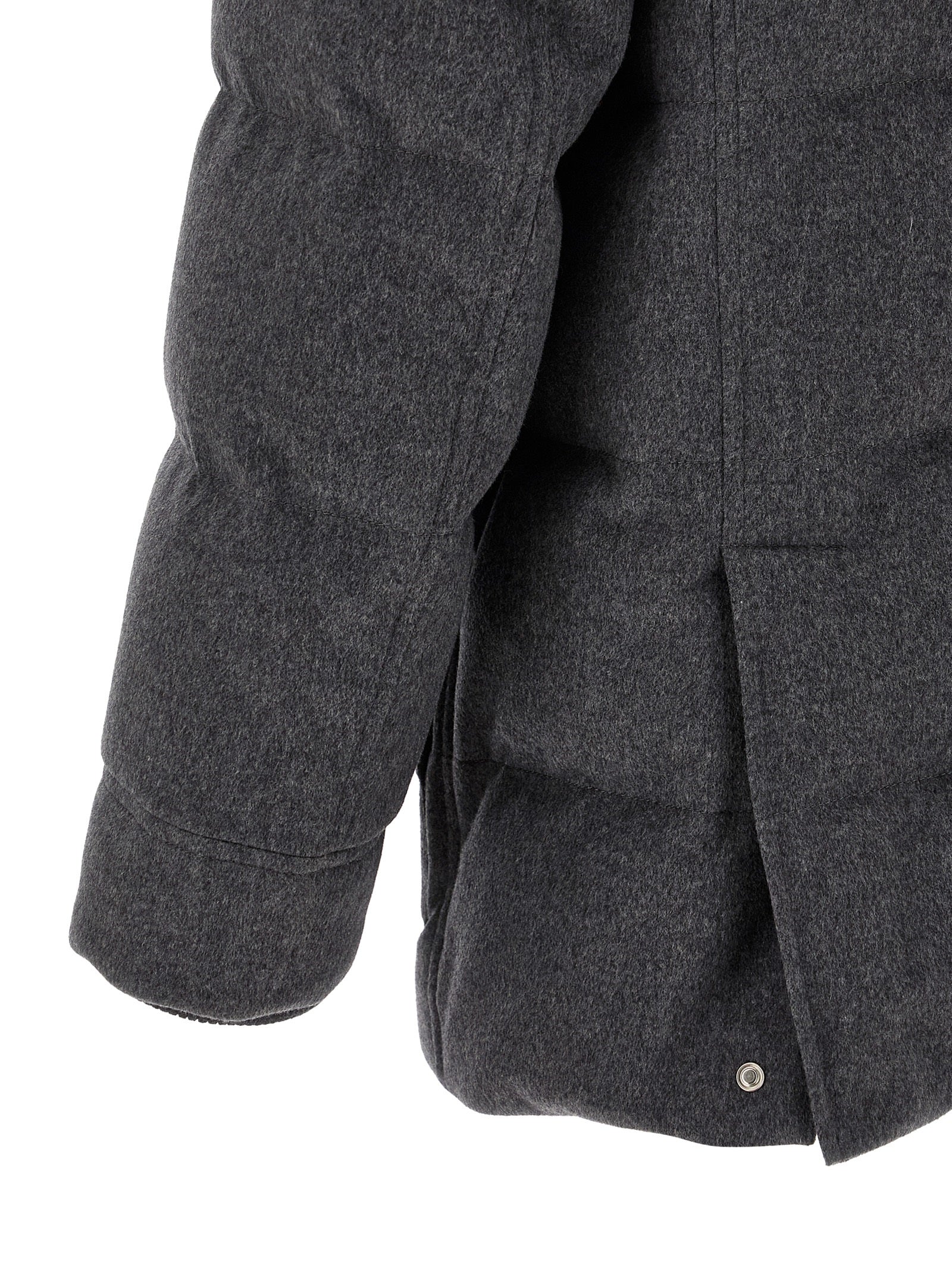 Brunello Cucinelli Men Membrane Wool Flannel Parka BRUNELLO CUCINELLI