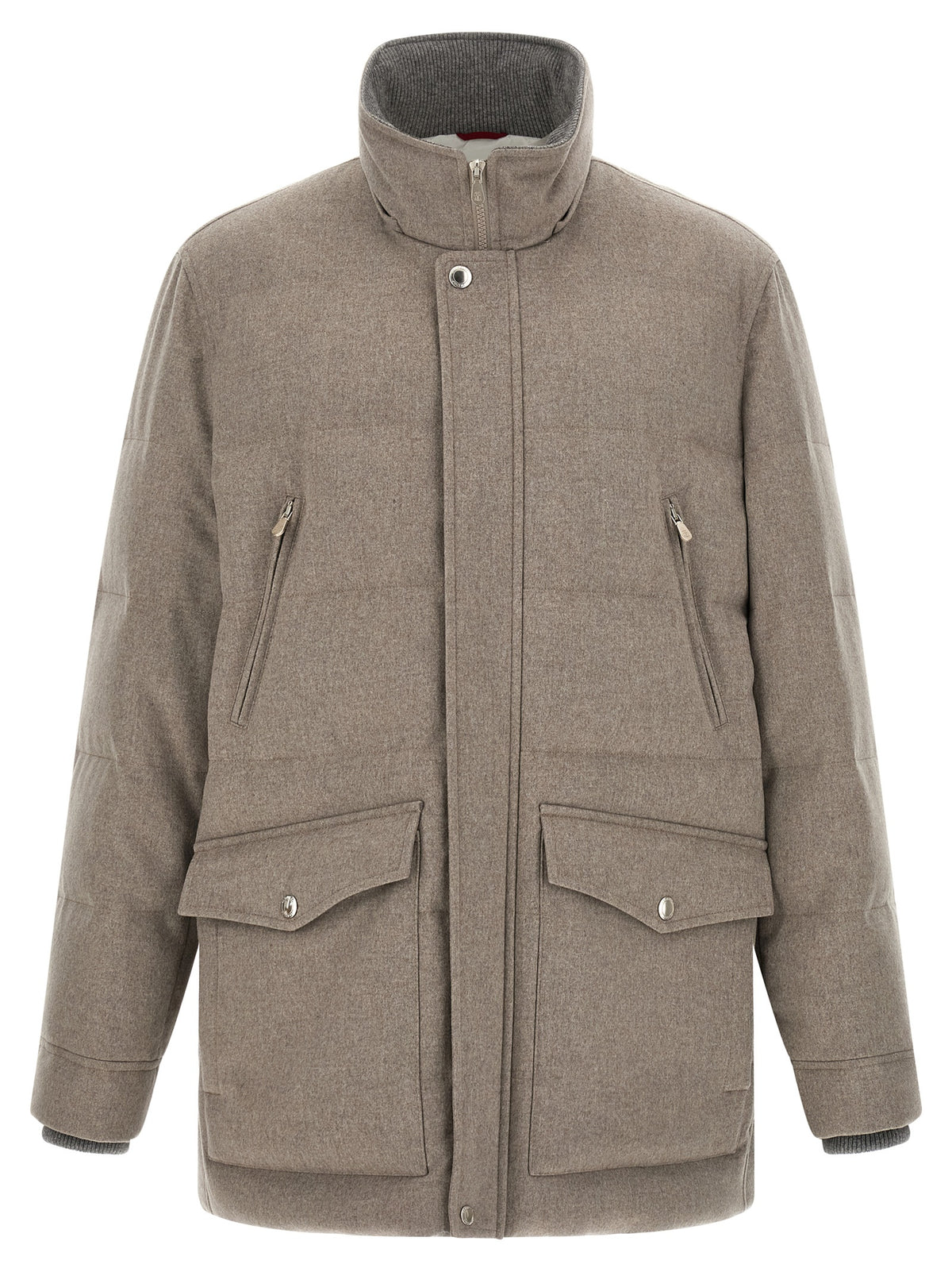 Brunello Cucinelli Men Membrane Wool Flannel Parka BRUNELLO CUCINELLI