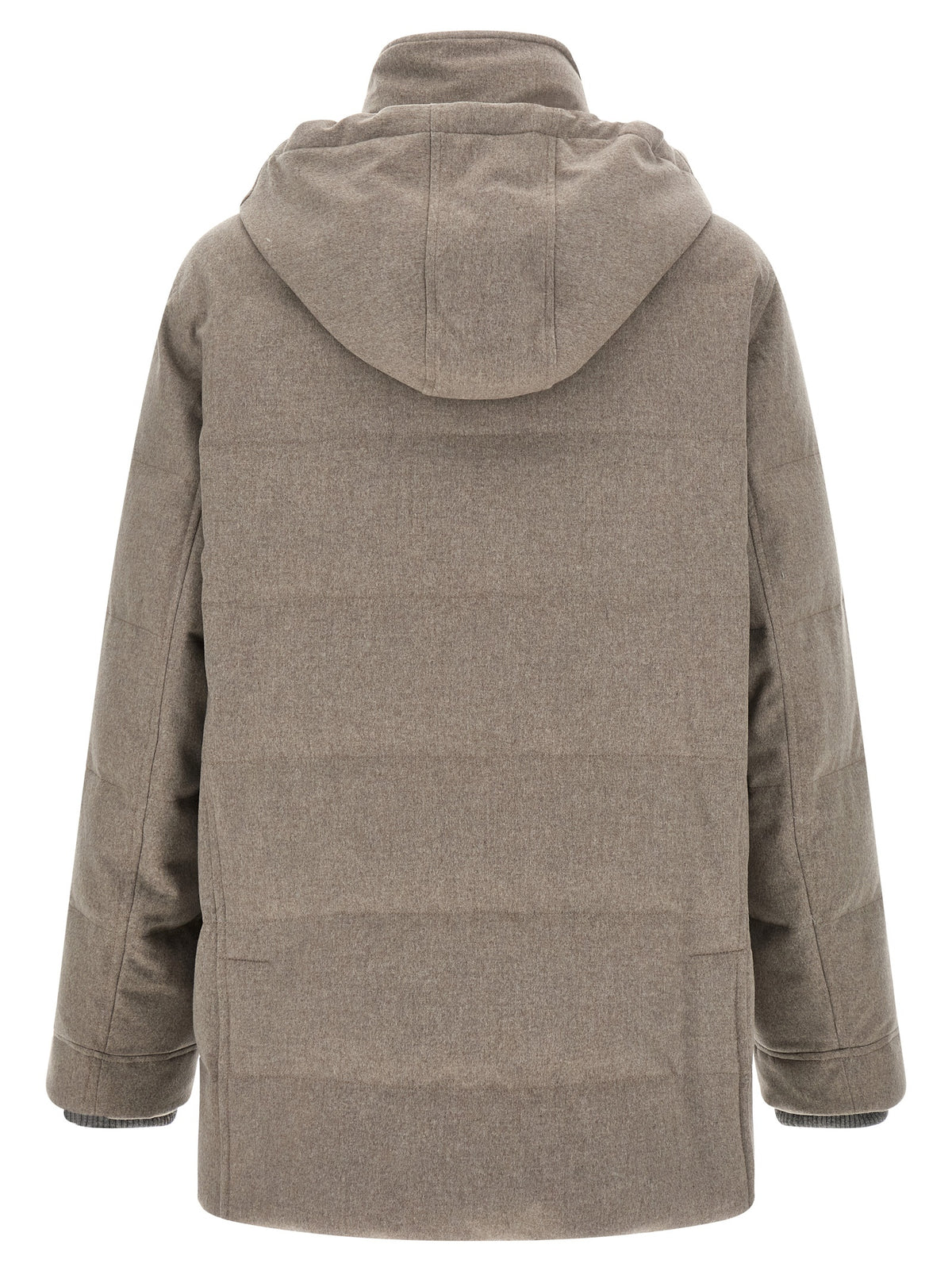 Brunello Cucinelli Men Membrane Wool Flannel Parka BRUNELLO CUCINELLI