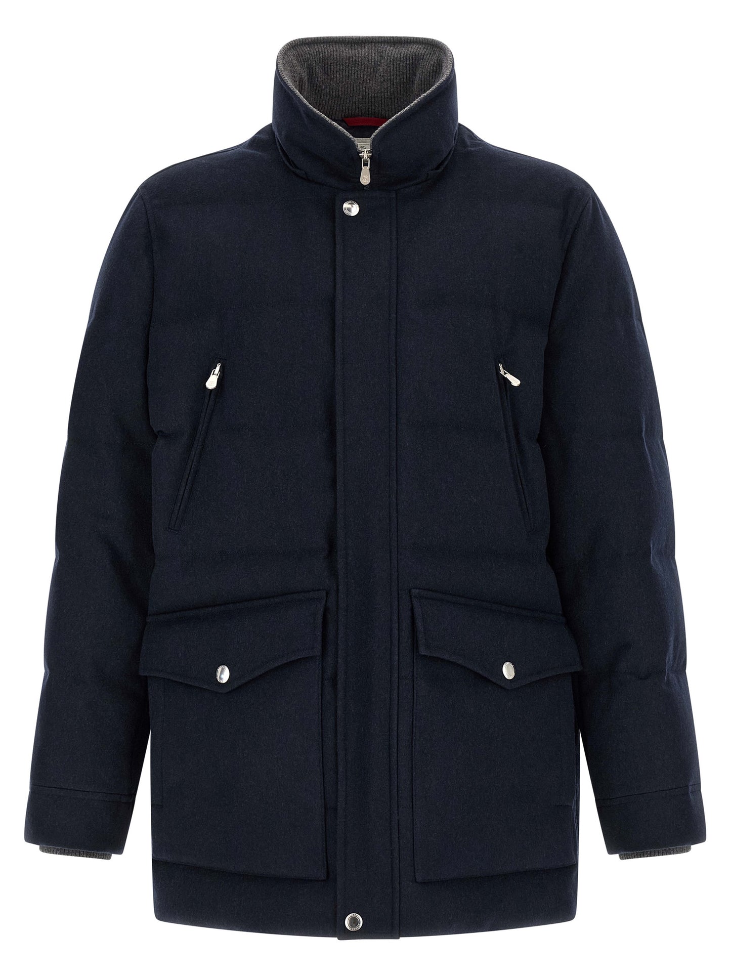 Brunello Cucinelli Men Wool Flannel Parka BRUNELLO CUCINELLI