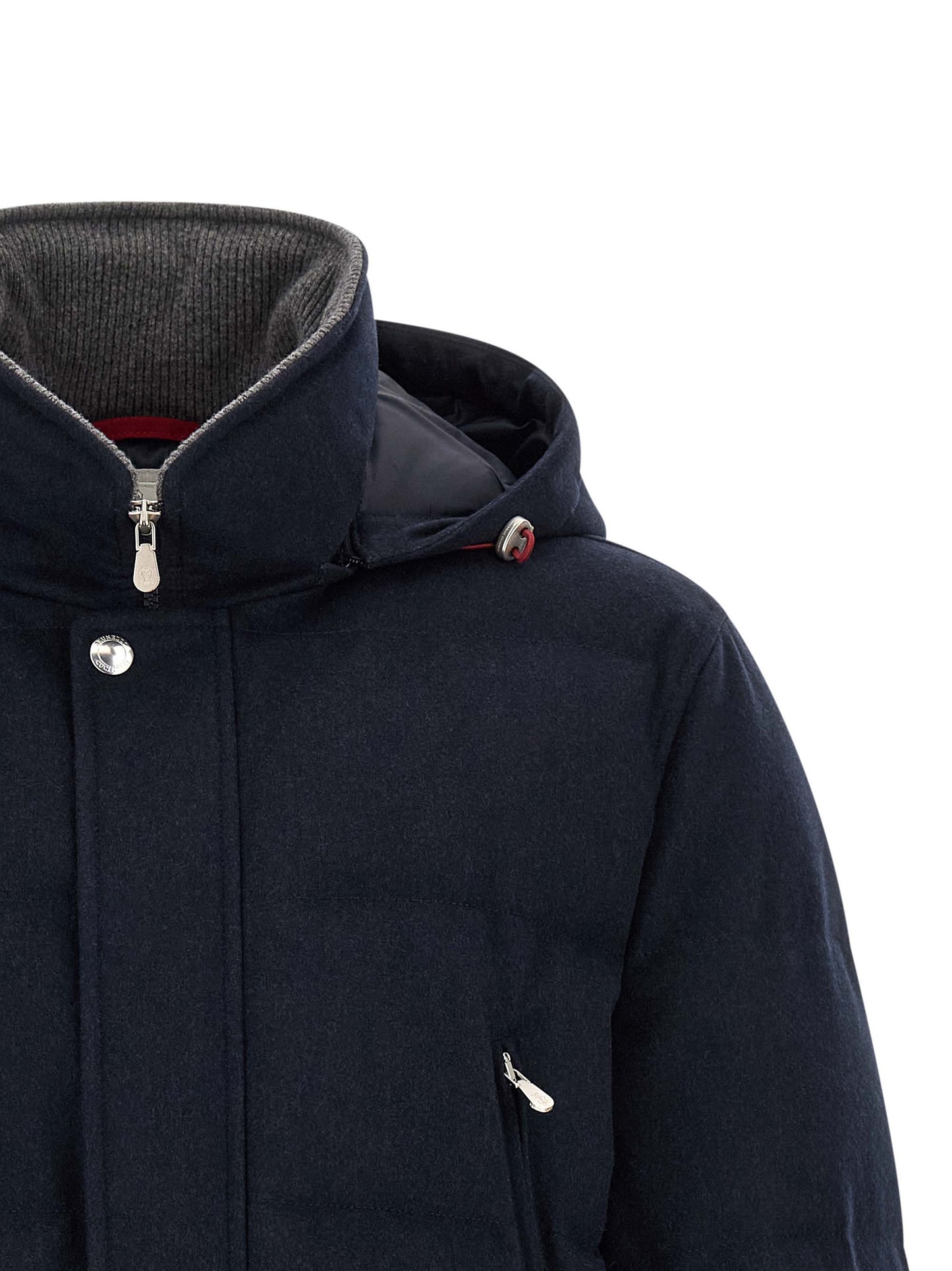 Brunello Cucinelli Men Wool Flannel Parka BRUNELLO CUCINELLI