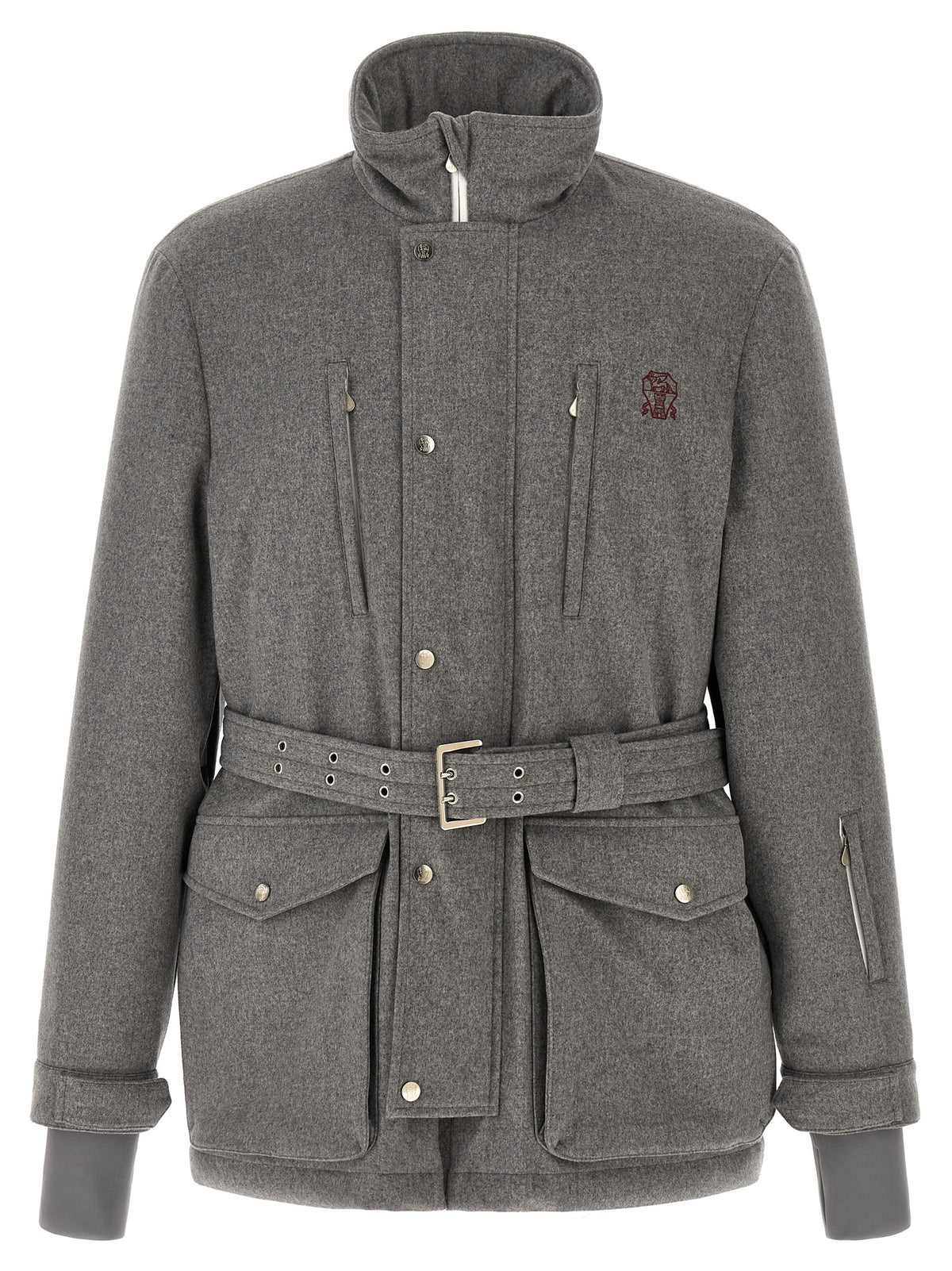 Brunello Cucinelli Men Grey 'Mountain' Saharan BRUNELLO CUCINELLI