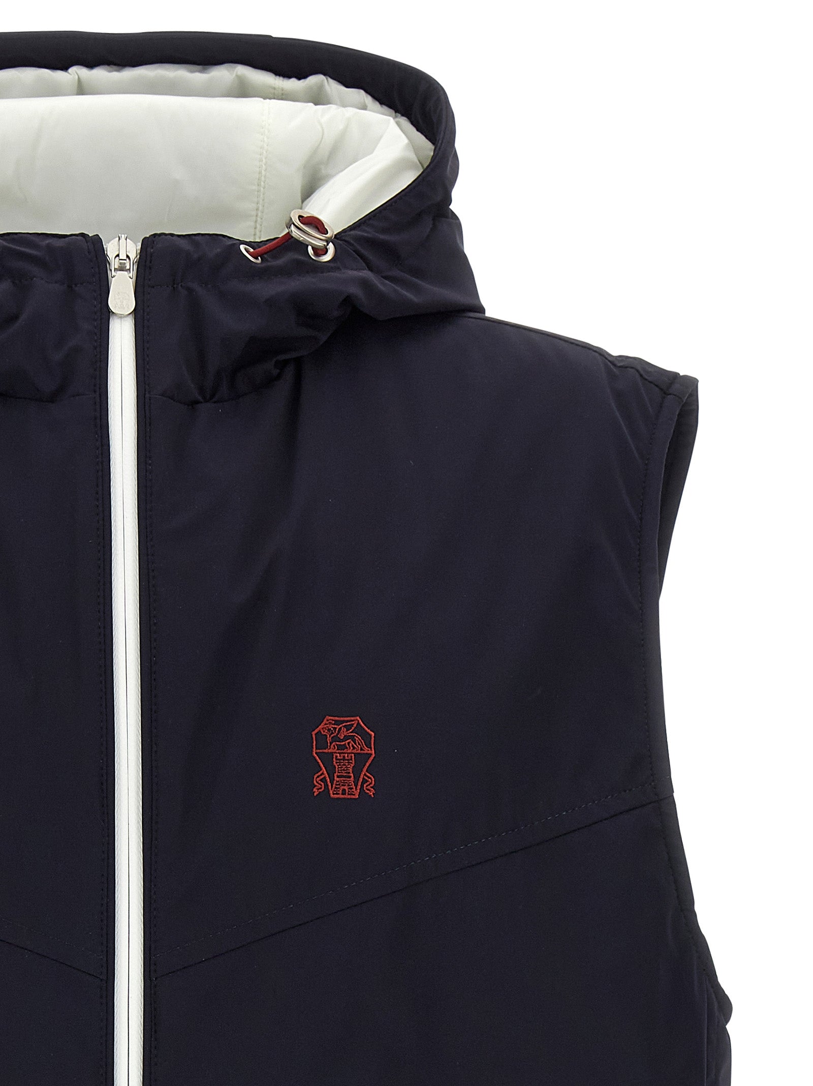 Brunello Cucinelli Men Hooded Vest BRUNELLO CUCINELLI