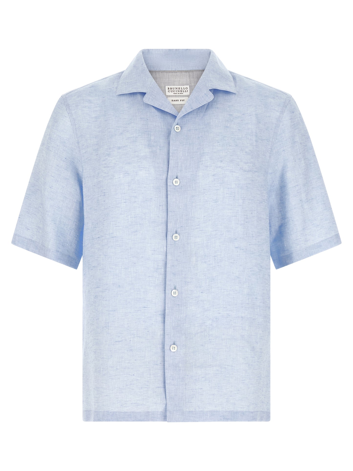 Brunello Cucinelli Men Camp Collar Shirt BRUNELLO CUCINELLI
