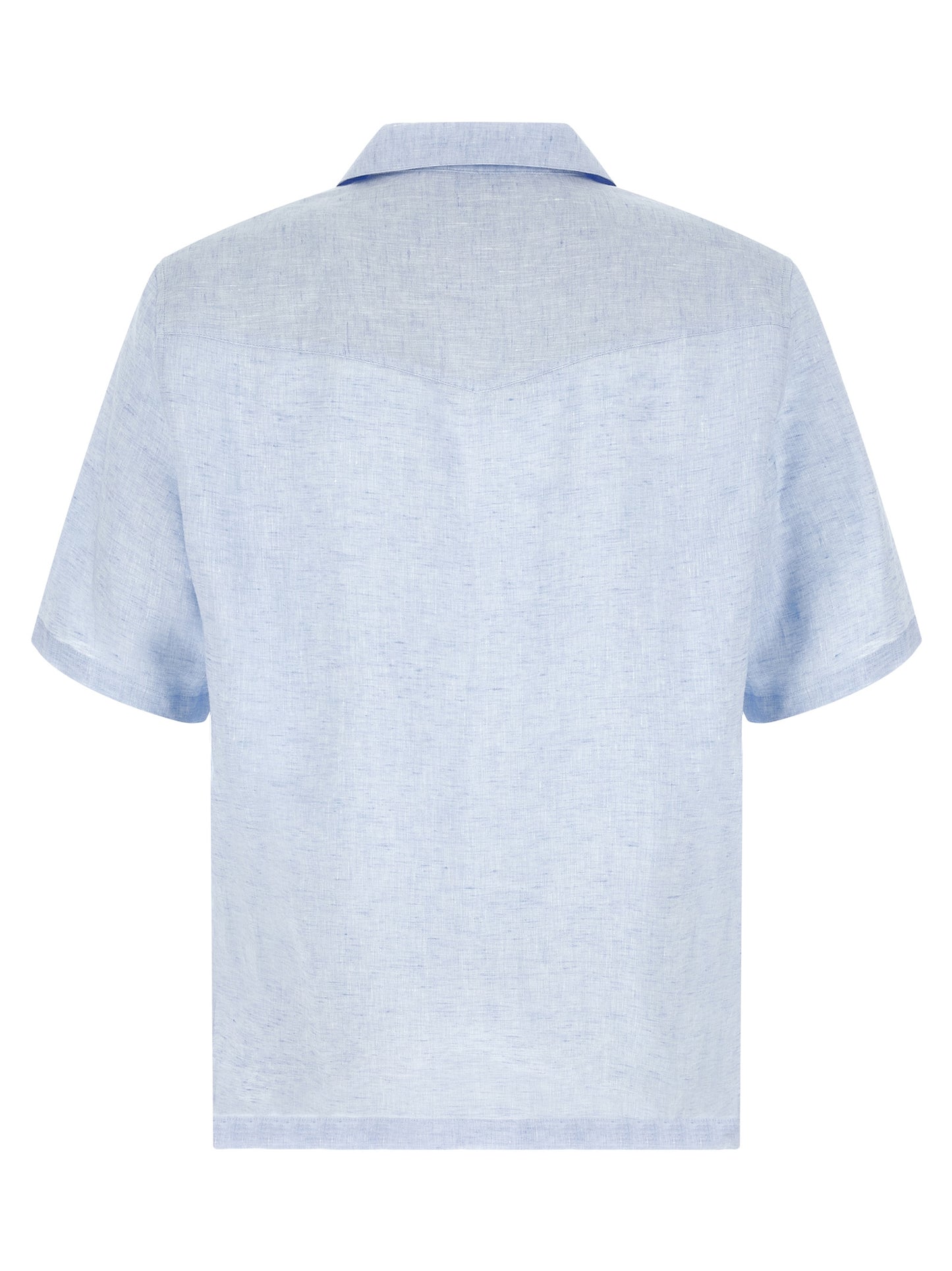 Brunello Cucinelli Men Camp Collar Shirt BRUNELLO CUCINELLI