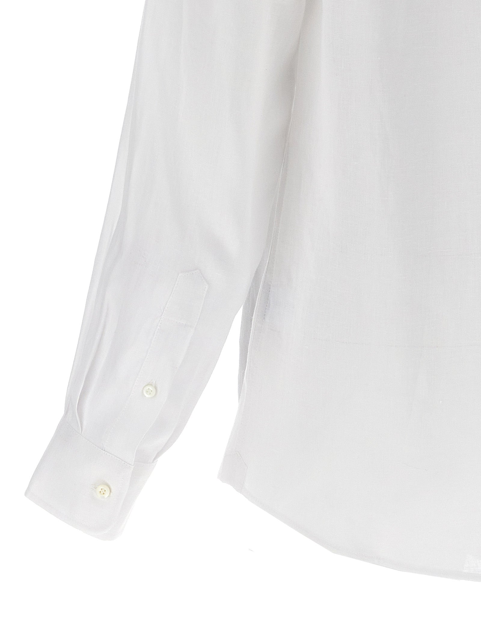 Brunello Cucinelli Men Linen Shirt BRUNELLO CUCINELLI