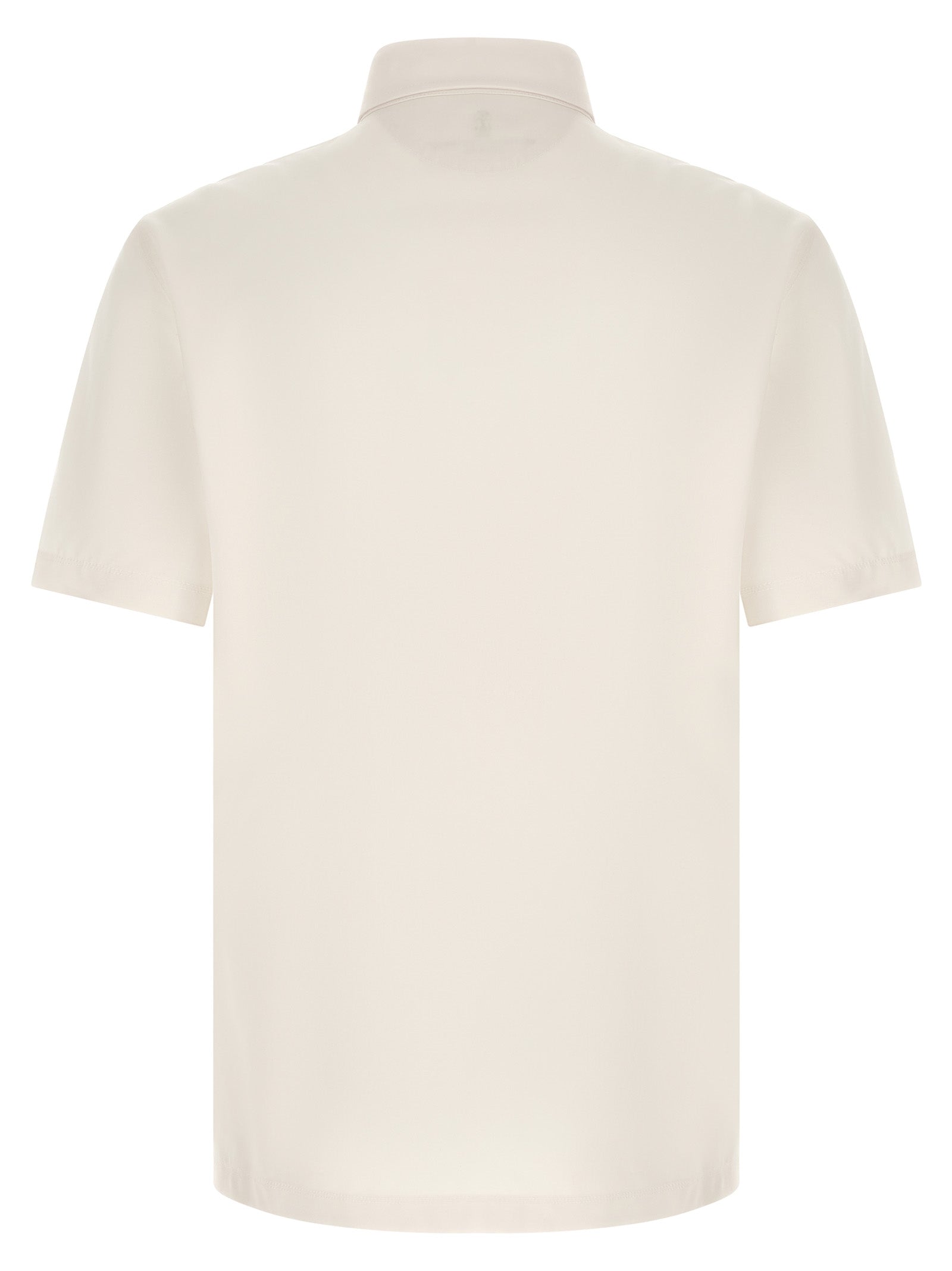Brunello Cucinelli Men Heraldic Logo Polo Shirt BRUNELLO CUCINELLI