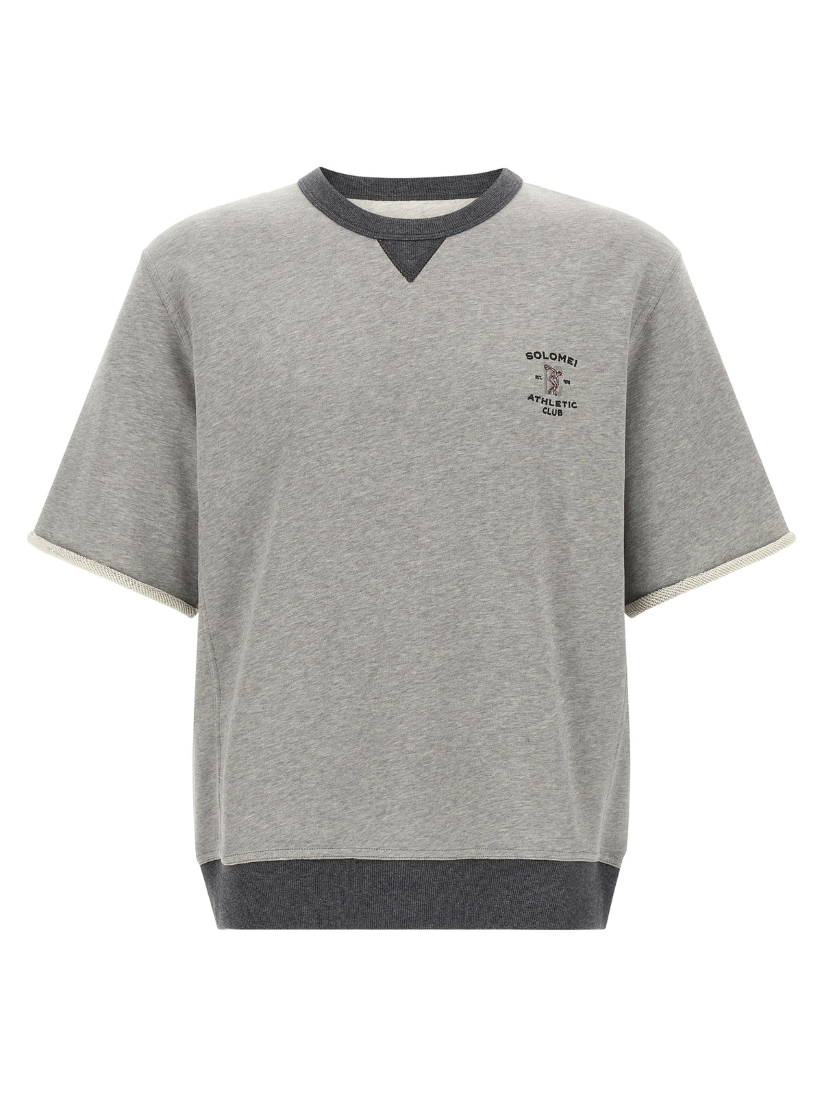 Brunello Cucinelli Men 'Solomei Athletic Club' Embroidered Sweatshirt BRUNELLO CUCINELLI