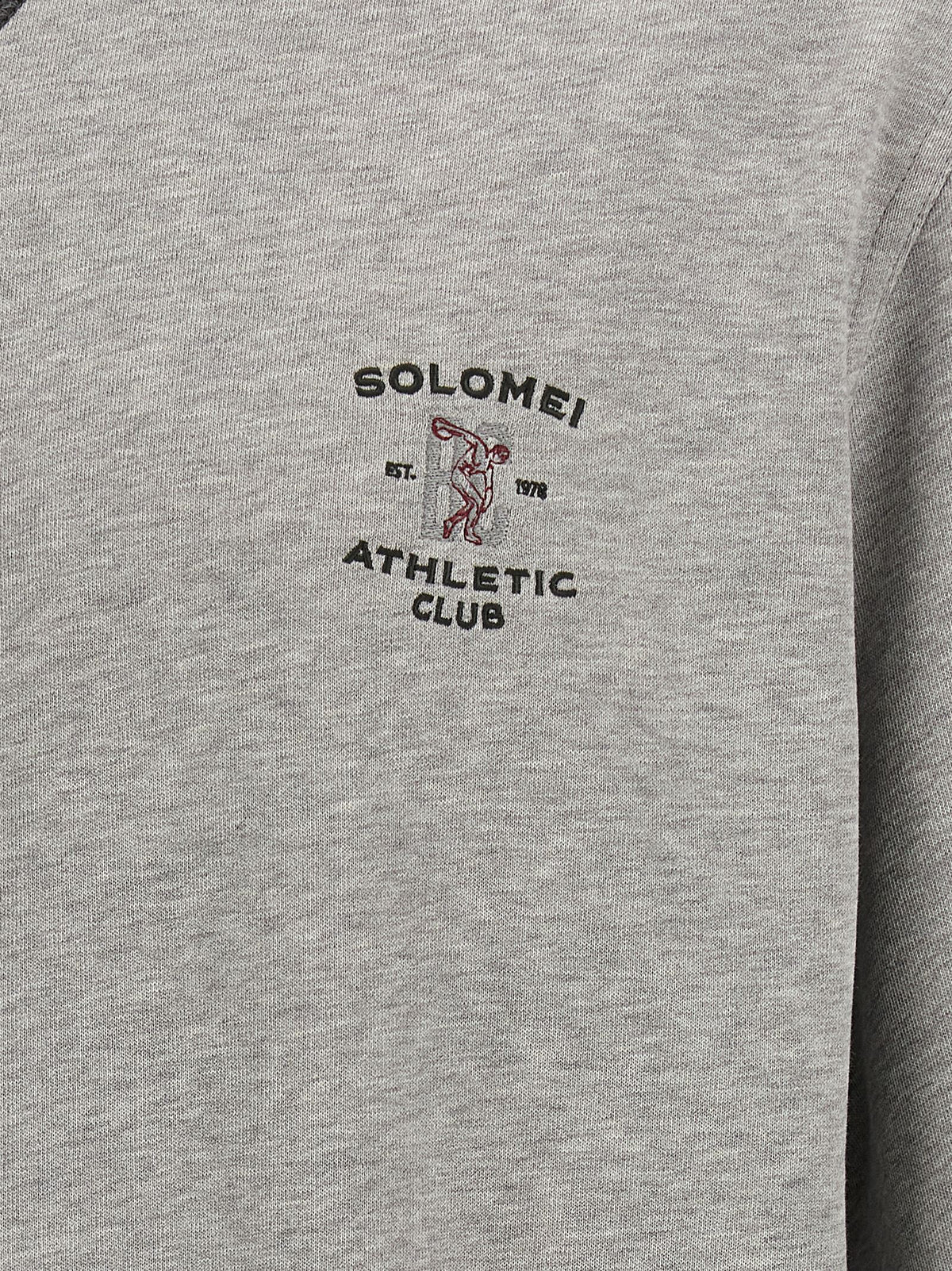 Brunello Cucinelli Men 'Solomei Athletic Club' Embroidered Sweatshirt BRUNELLO CUCINELLI