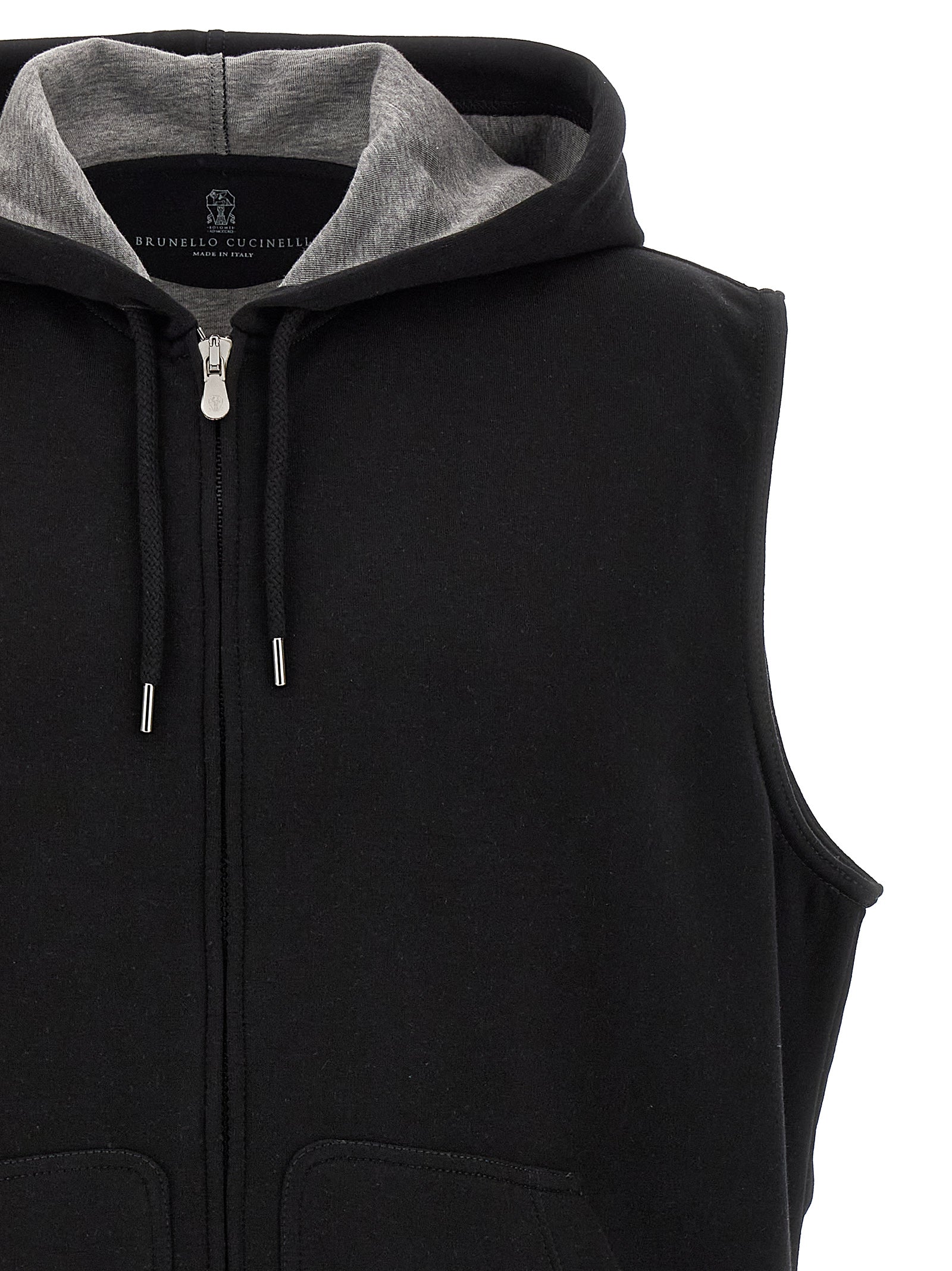 Brunello Cucinelli Men Hooded Vest BRUNELLO CUCINELLI