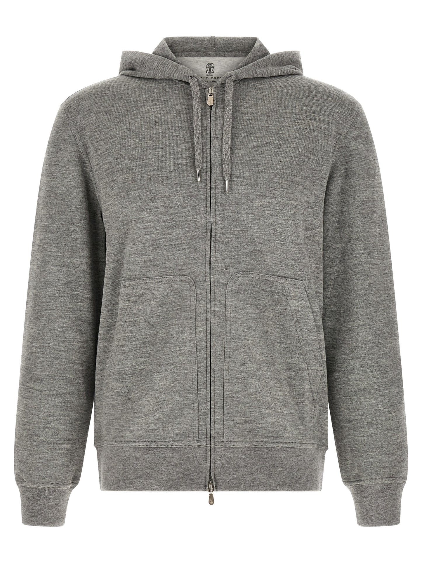 Brunello Cucinelli Men Cashmere And Silk Hoodie BRUNELLO CUCINELLI