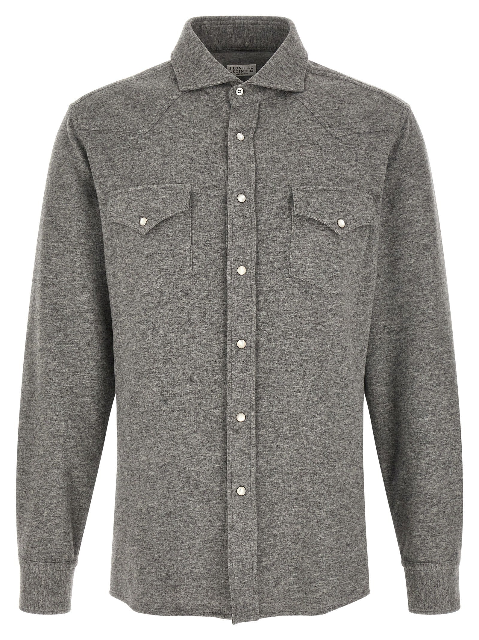 Brunello Cucinelli Men Western Shirt BRUNELLO CUCINELLI