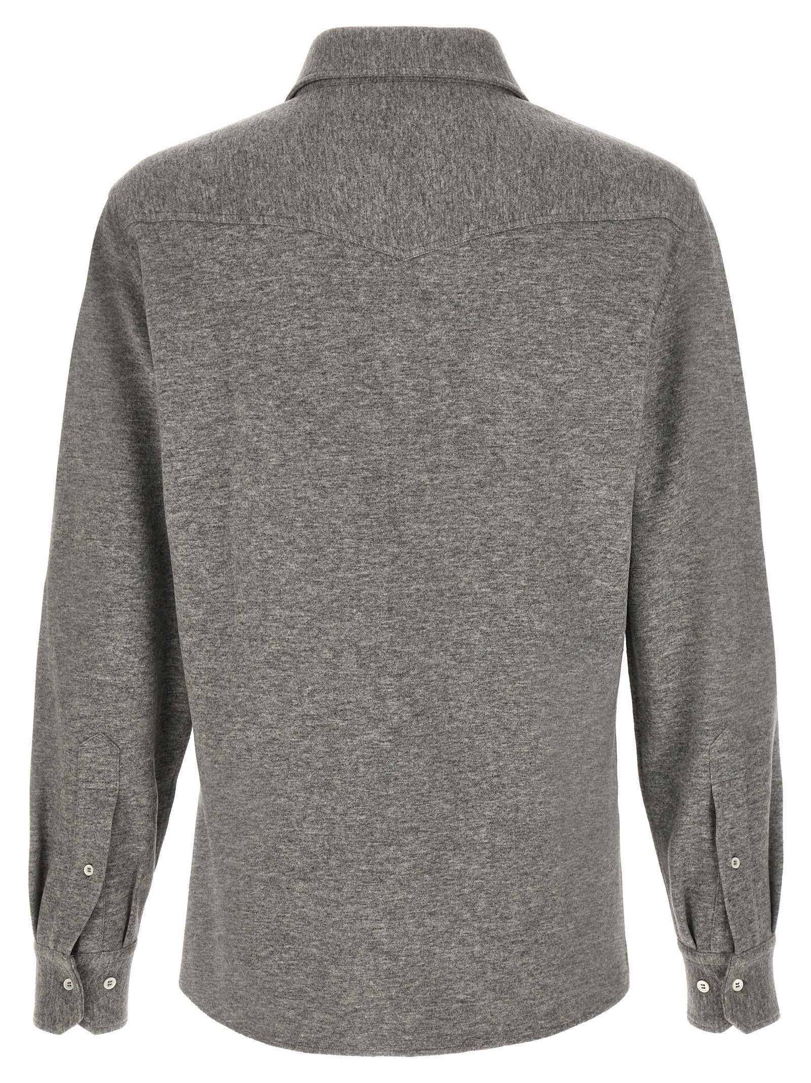Brunello Cucinelli Men Western Shirt BRUNELLO CUCINELLI