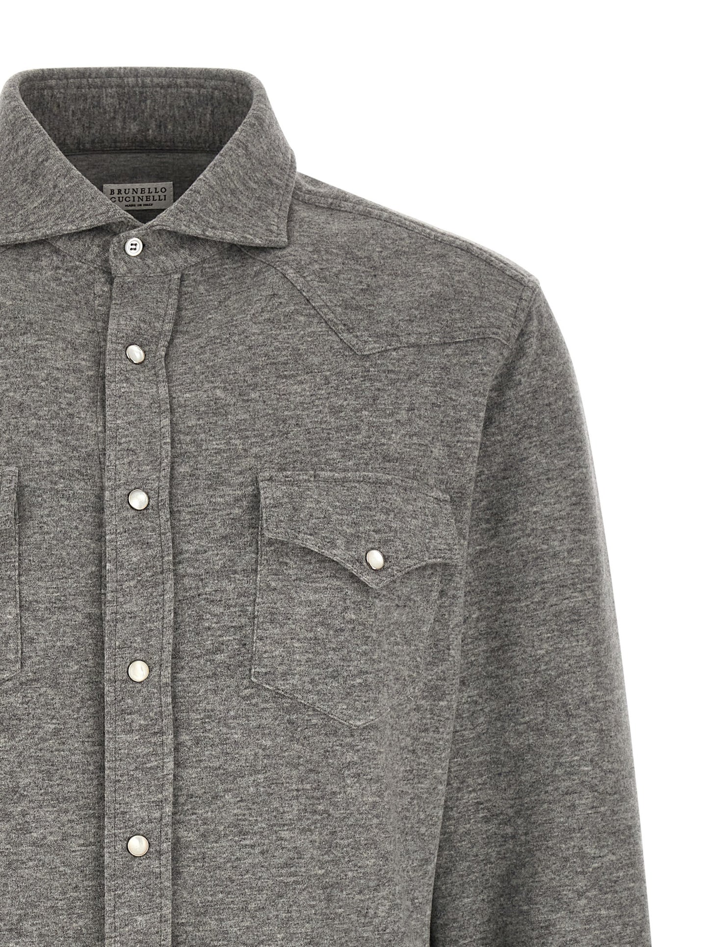 Brunello Cucinelli Men Western Shirt BRUNELLO CUCINELLI