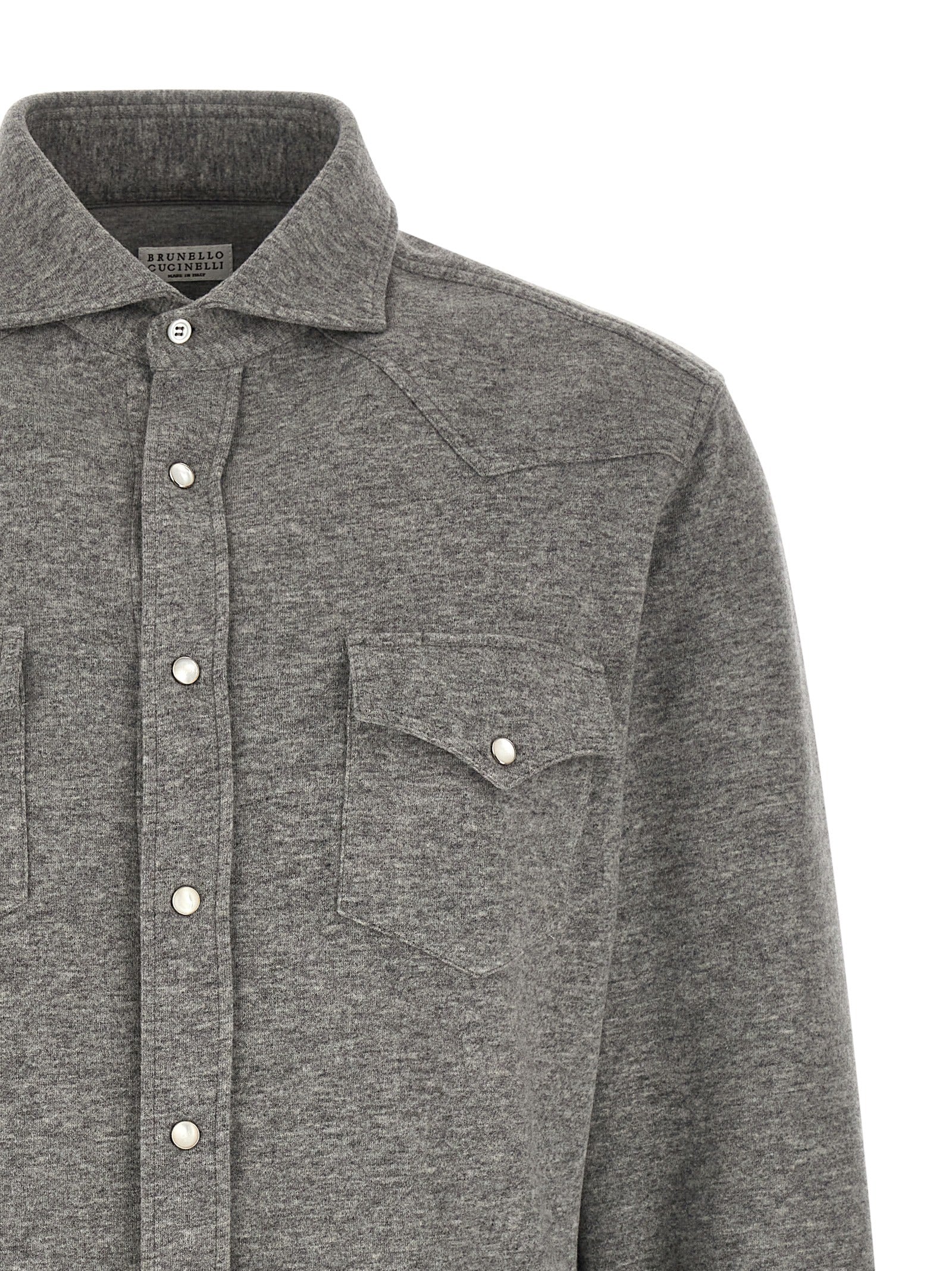 Brunello Cucinelli Men Western Shirt BRUNELLO CUCINELLI