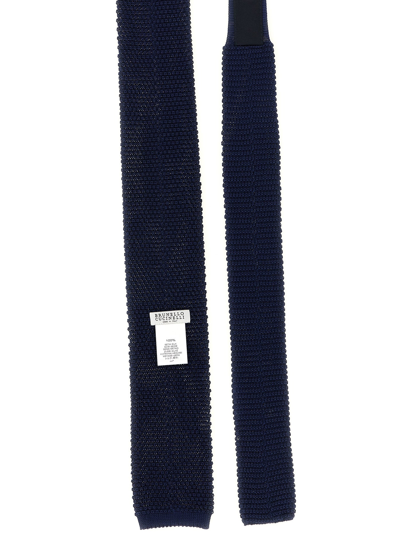 Brunello Cucinelli Men Silk Knit Tie BRUNELLO CUCINELLI