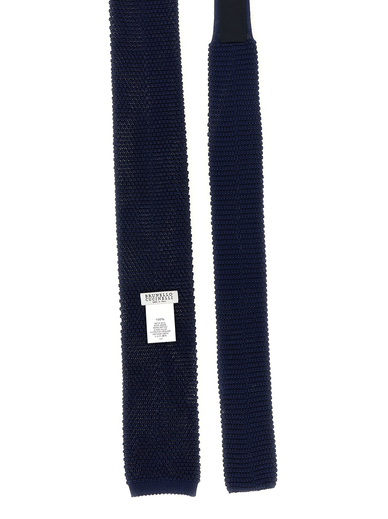 Brunello Cucinelli Men Silk Knit Tie BRUNELLO CUCINELLI
