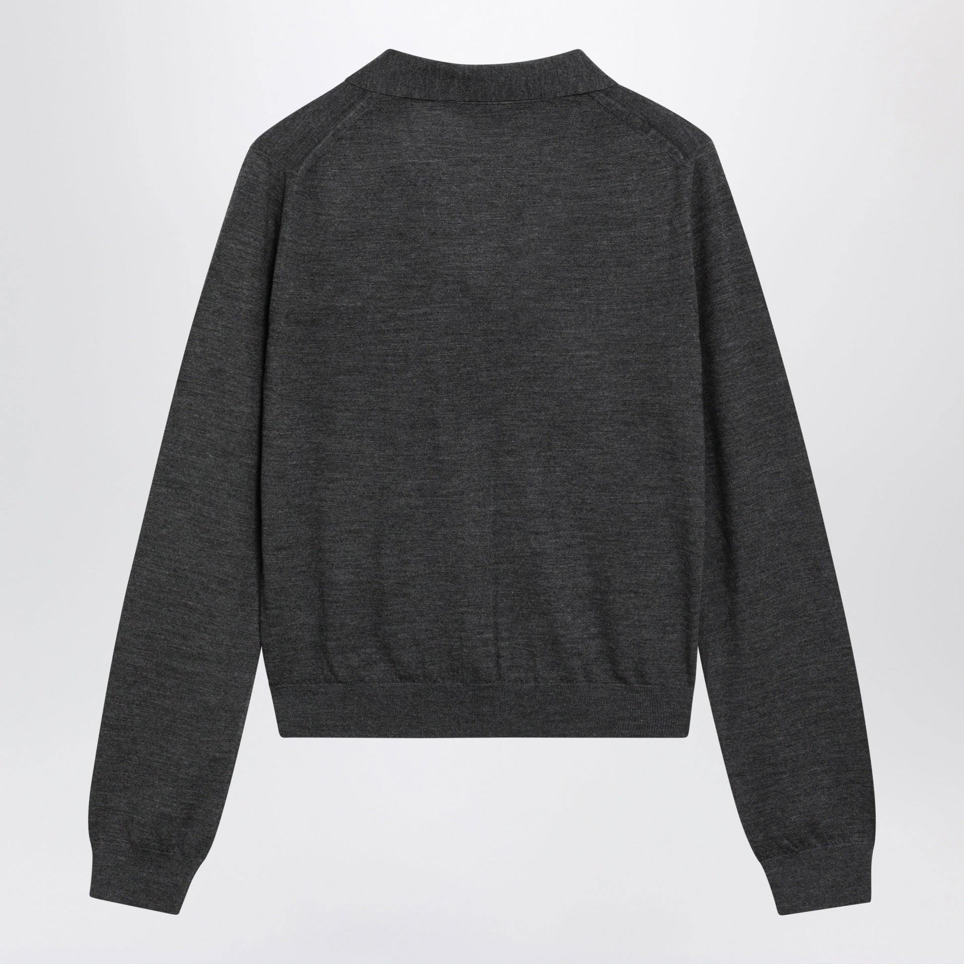 Miu Miu Anthracite Wool Cardigan Women MIU MIU