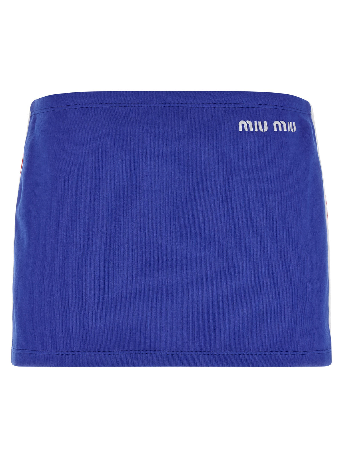 Miu Miu Women Logo Embroidery Skirt MIU MIU
